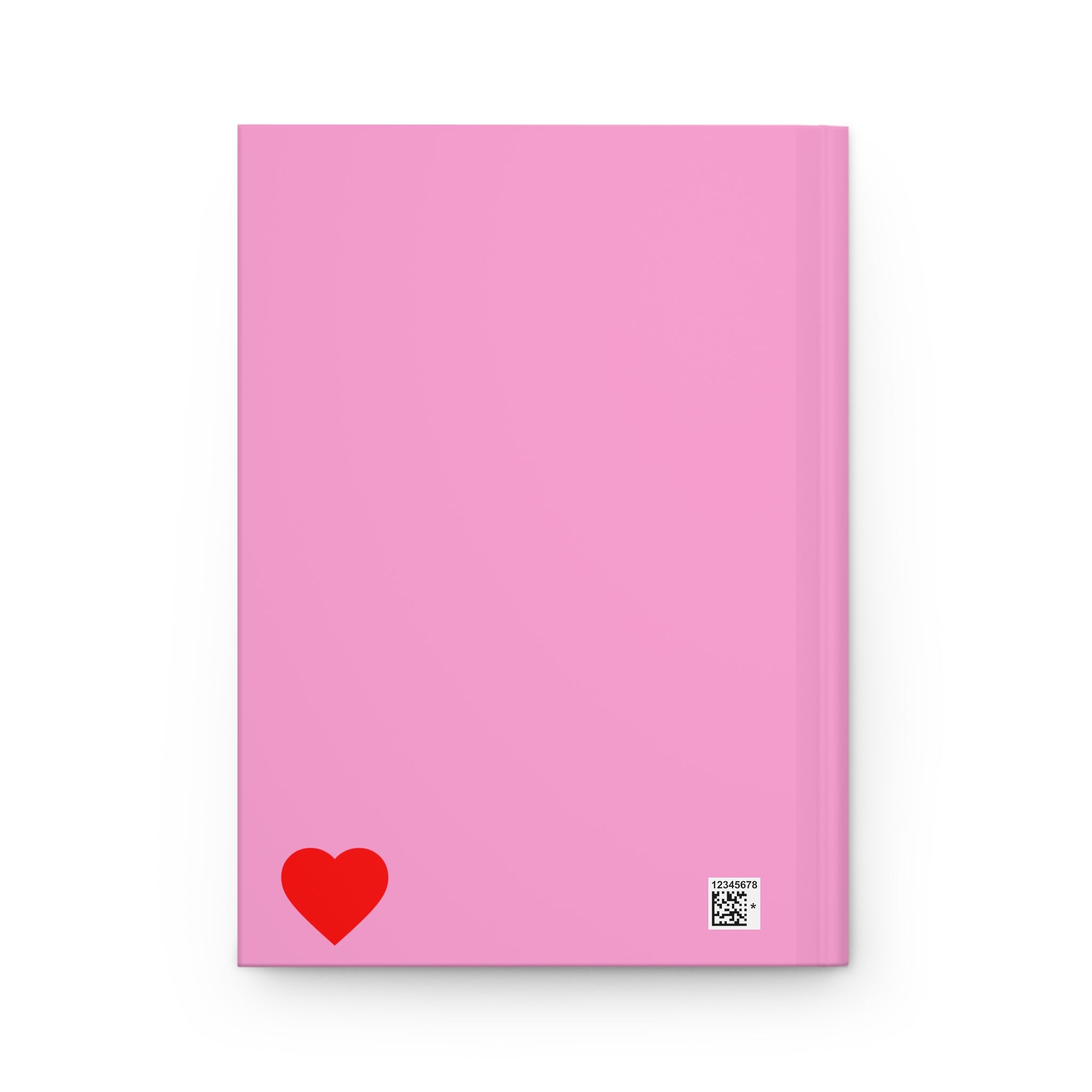 Pink Hardcover Journal - My Journal Matte Notebook with Heart Accent | Gift for Teens & Women