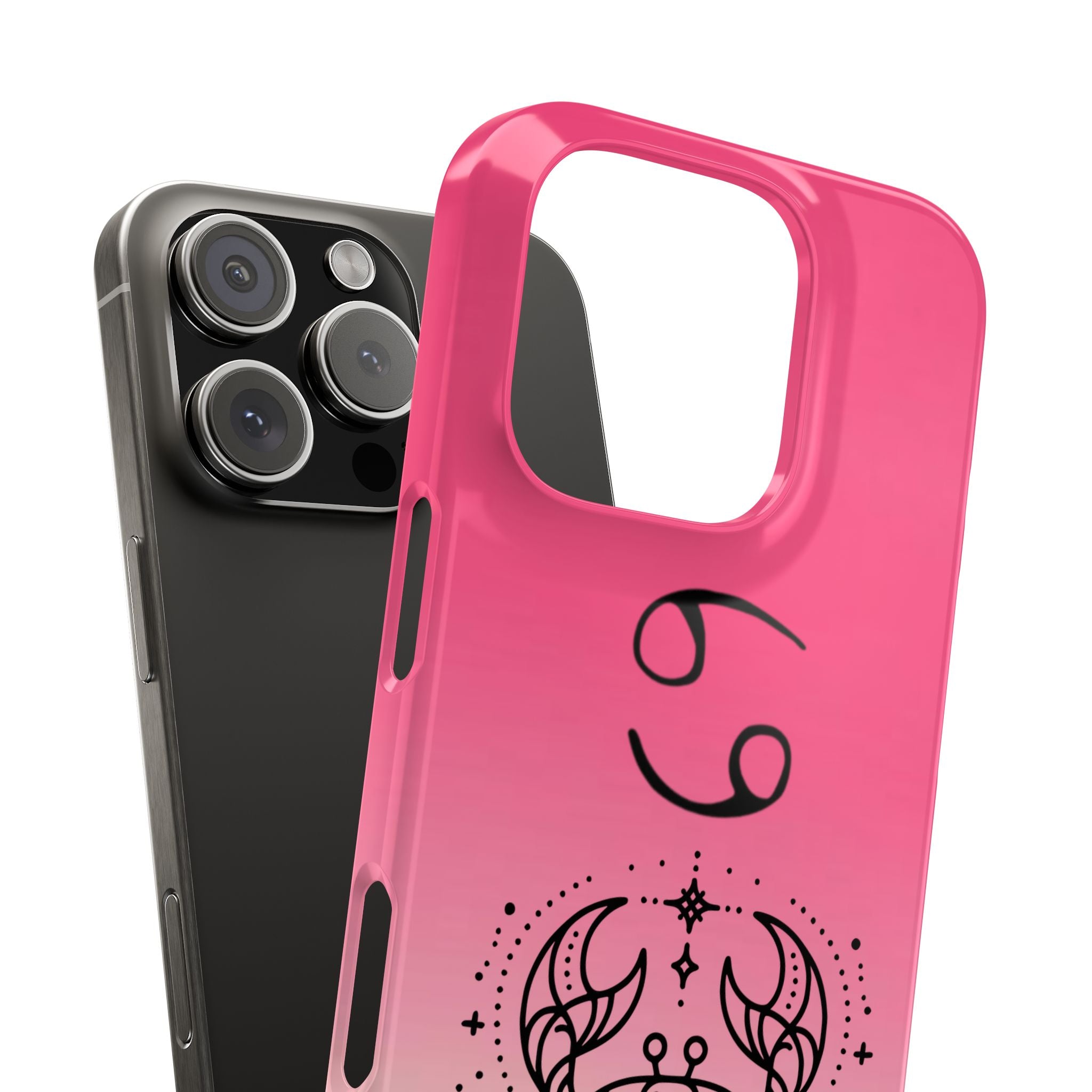 Cancer Slim Phone Case - Minimalist Zodiac/Life Support Design