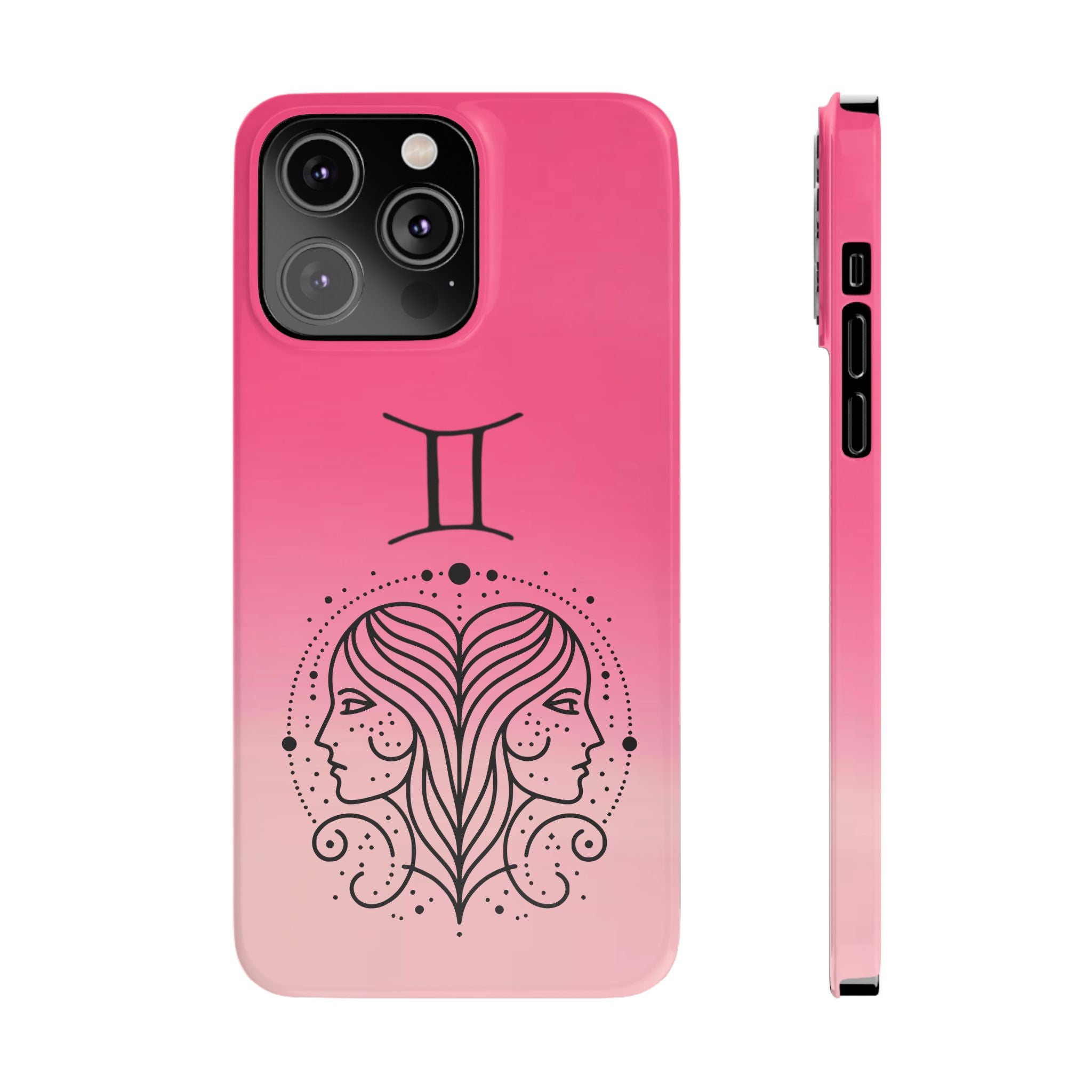 Gemini Slim Phone Case — Zodiac Constellation Design