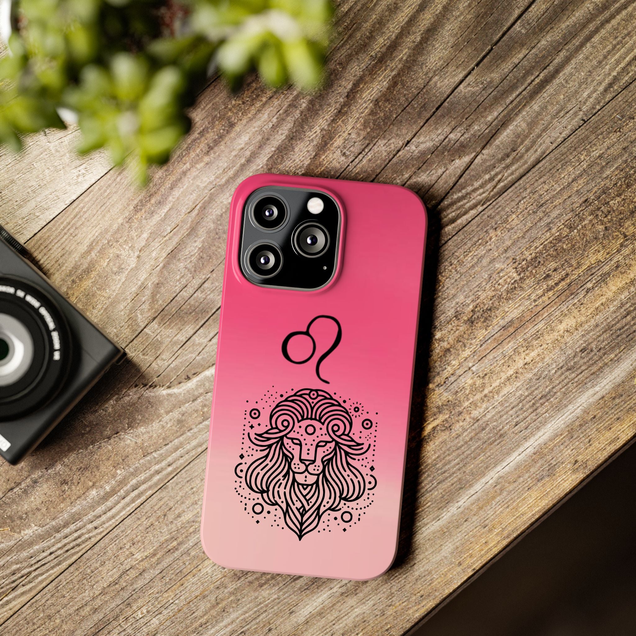 Leo Zodiac Slim Phone Case - Minimalist Horoscope Design