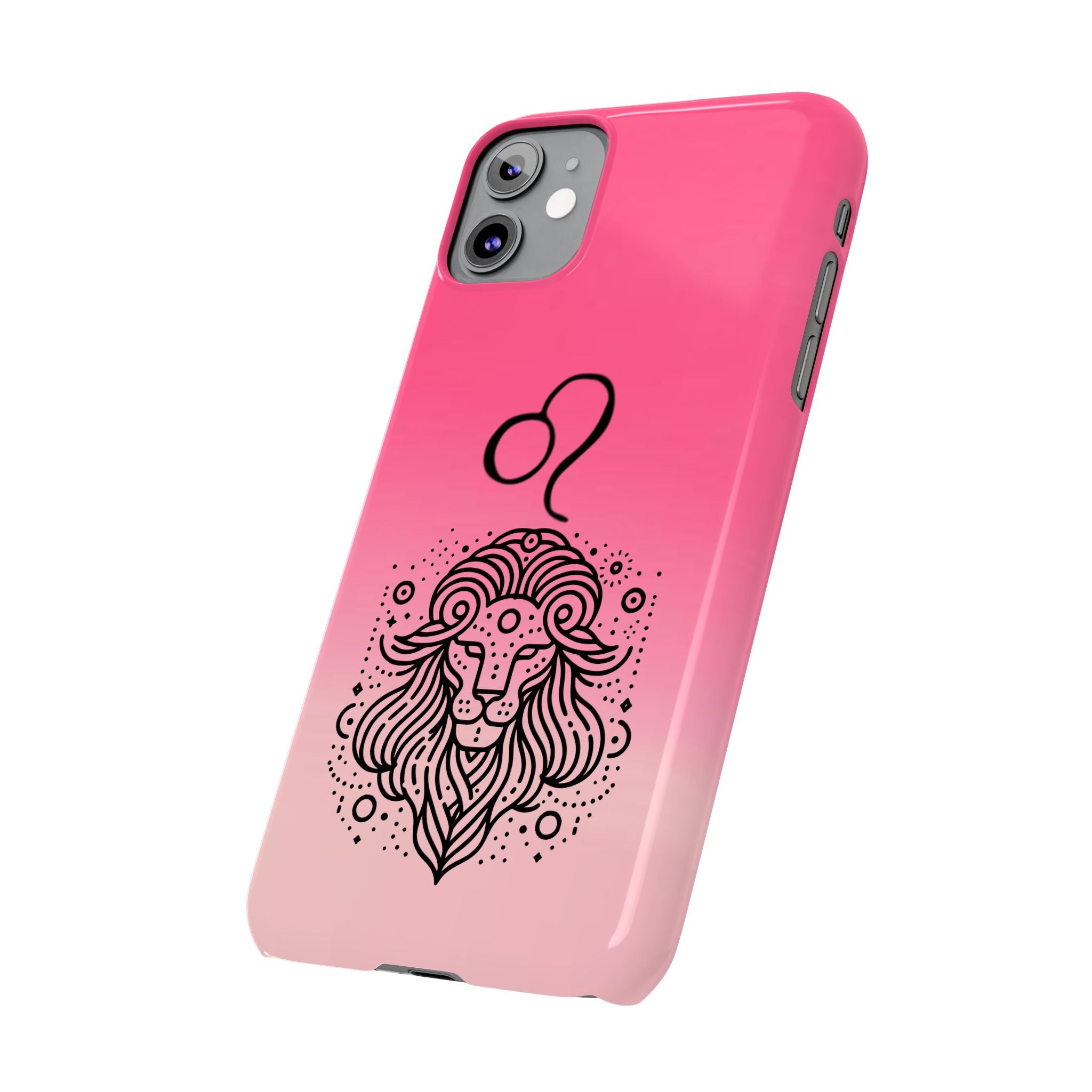 Leo Zodiac Slim Phone Case - Minimalist Horoscope Design