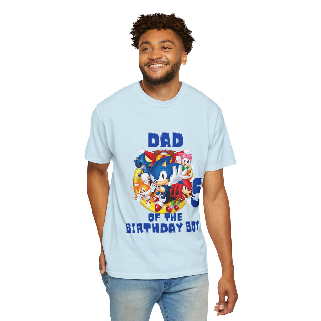 Personalized Dad of the Birthday Boy 5 T-Shirt — Kids' Party Dad Tee