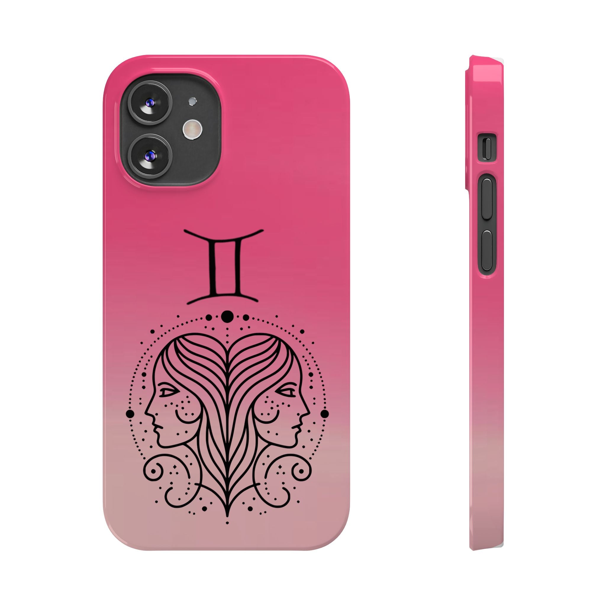 Gemini Slim Phone Case — Zodiac Constellation Design