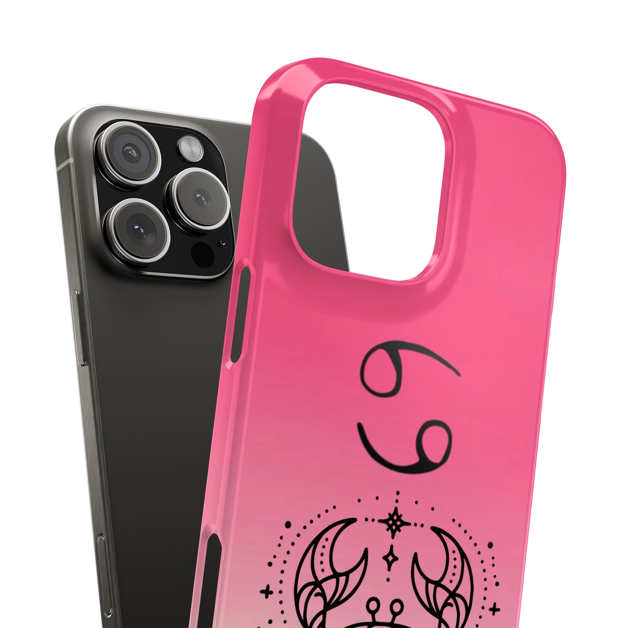Cancer Slim Phone Case - Minimalist Zodiac/Life Support Design