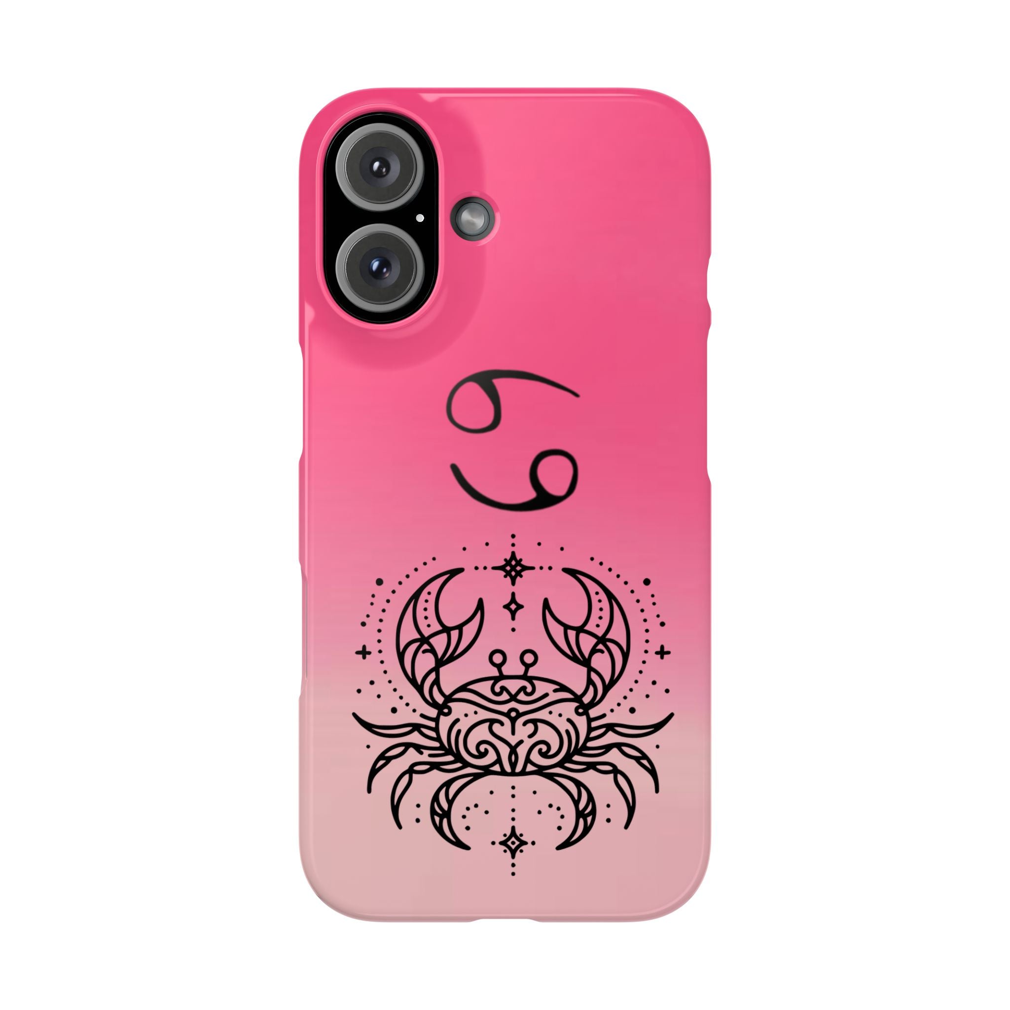 Cancer Slim Phone Case - Minimalist Zodiac/Life Support Design