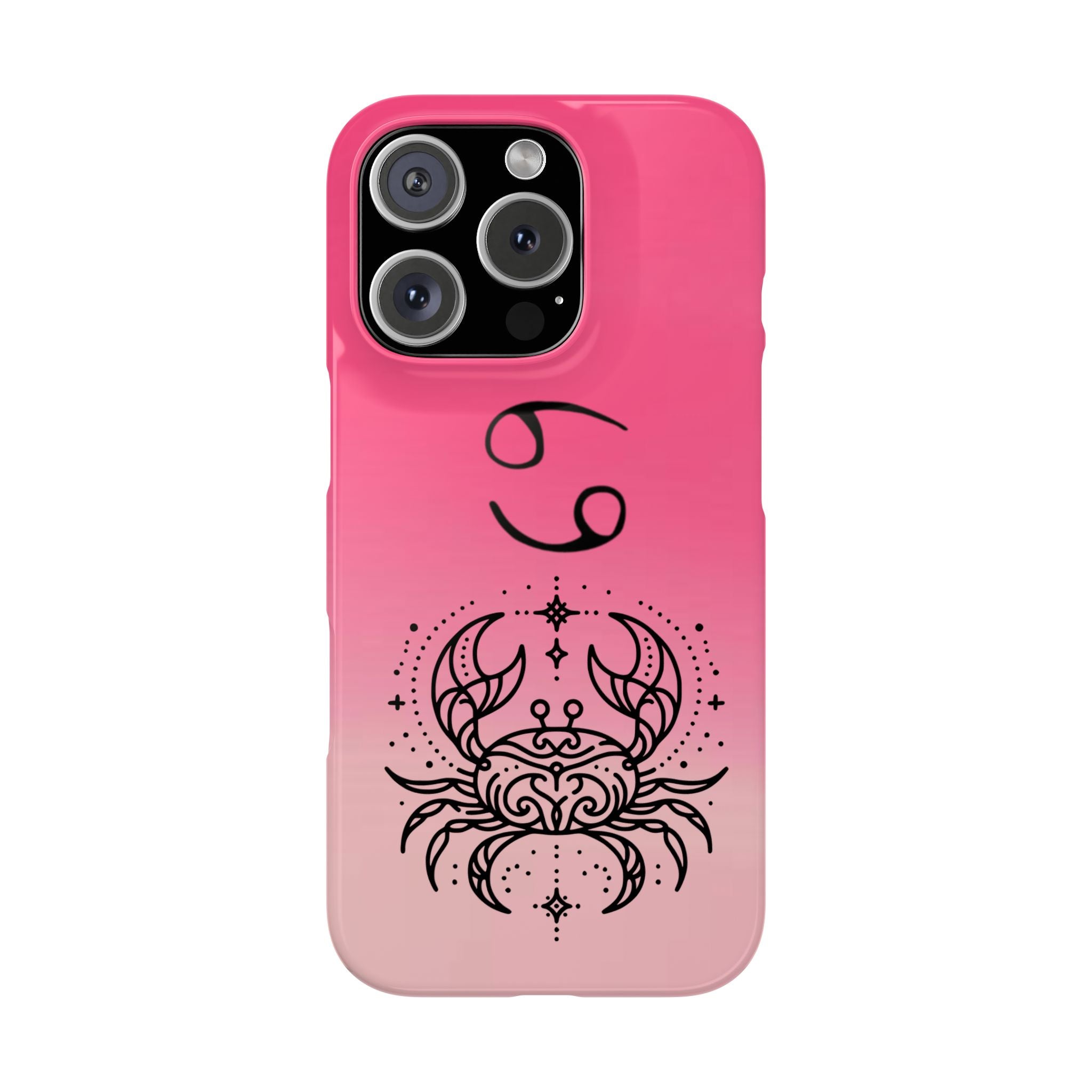 Cancer Slim Phone Case - Minimalist Zodiac/Life Support Design