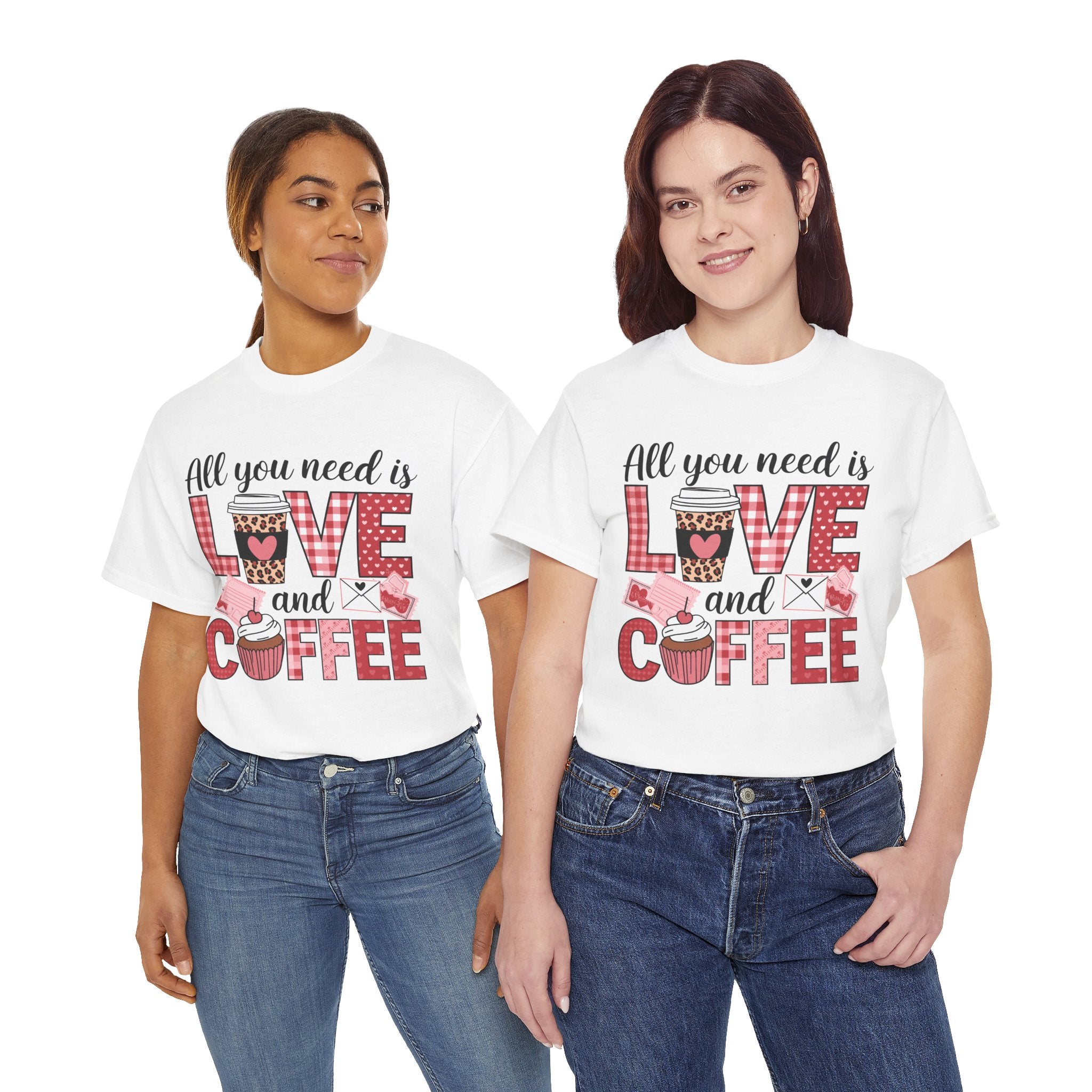 All You Need Is Love and Coffee T-Shirt — Valentine Coffee Tee