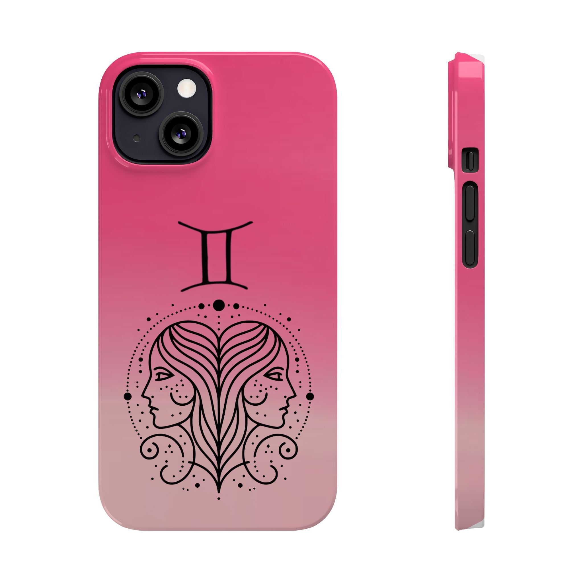 Gemini Slim Phone Case — Zodiac Constellation Design