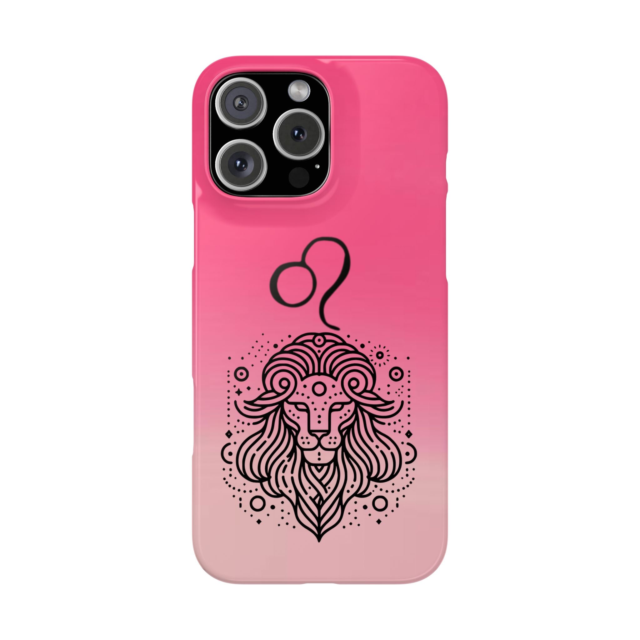 Leo Zodiac Slim Phone Case - Minimalist Horoscope Design