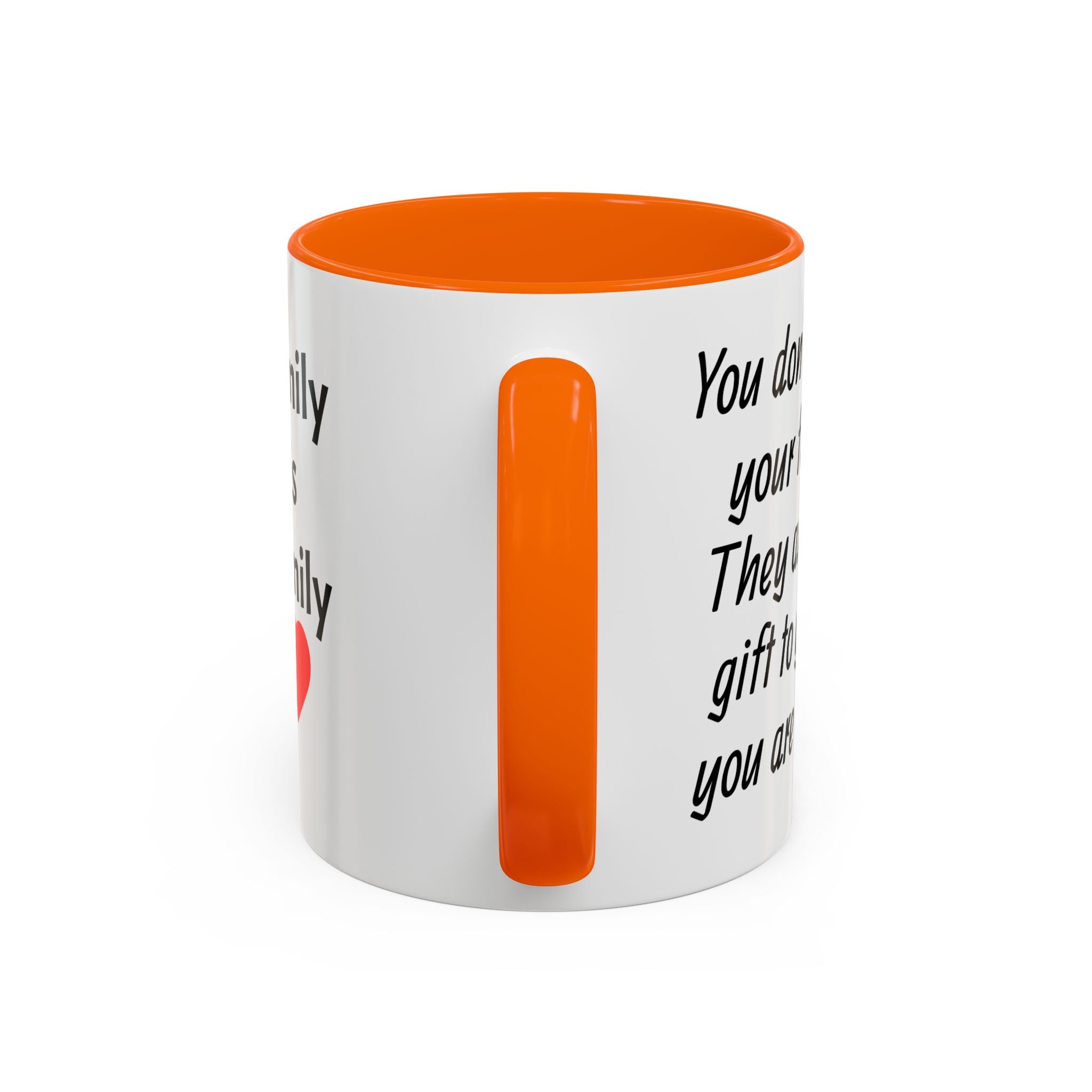 Personalized Family Photo Accent Coffee Mug — Custom 11/15oz Gift