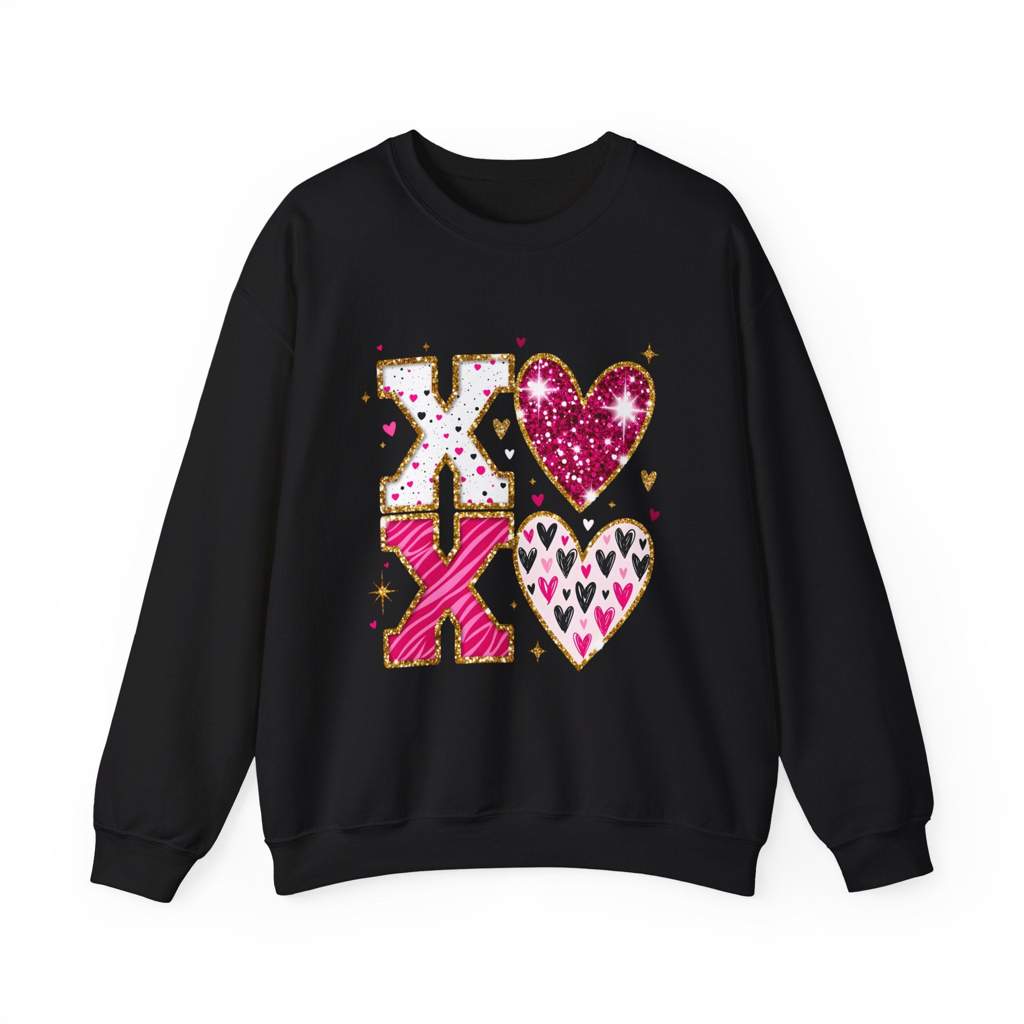 Valentine XOXO Heart Crewneck Sweatshirt