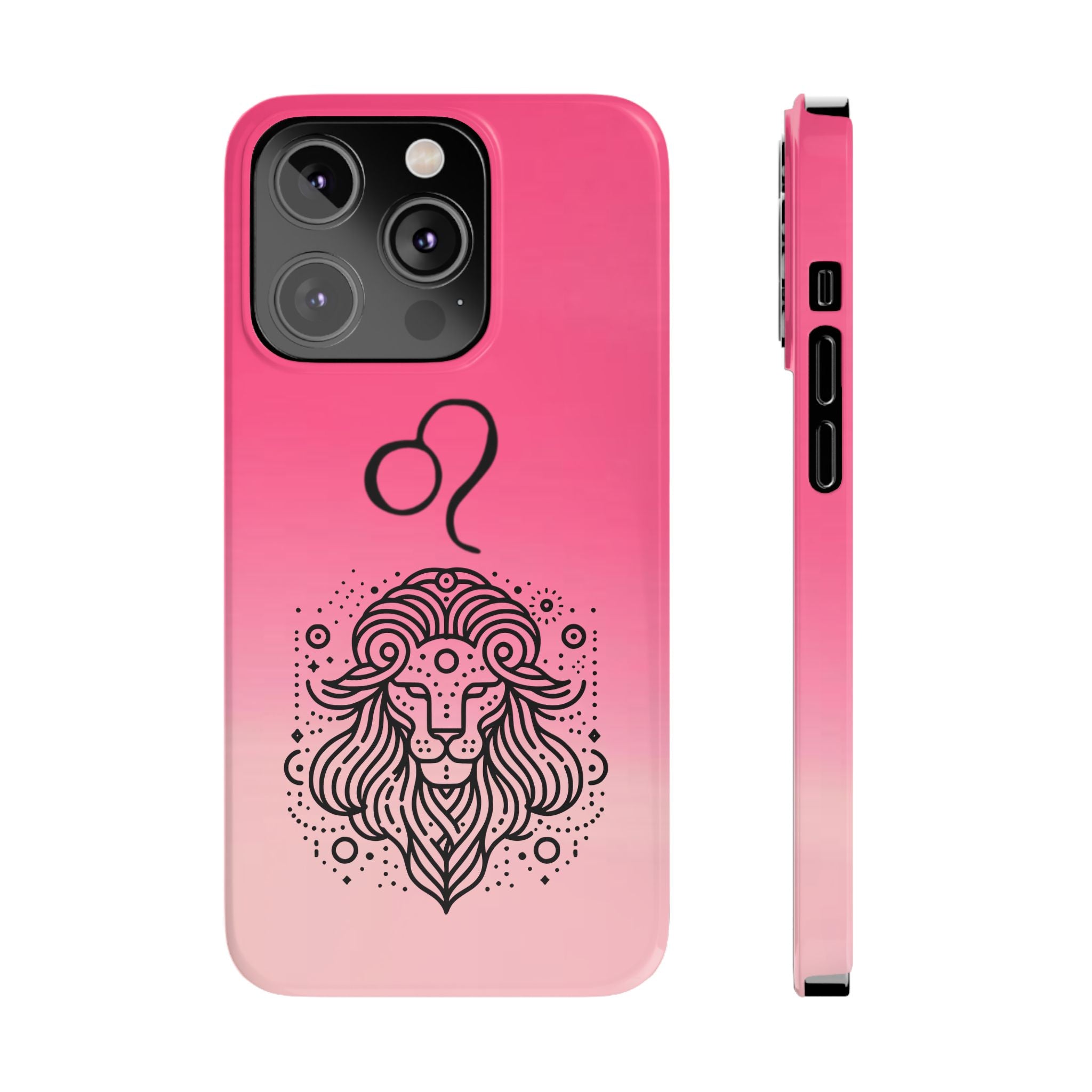 Leo Zodiac Slim Phone Case - Minimalist Horoscope Design