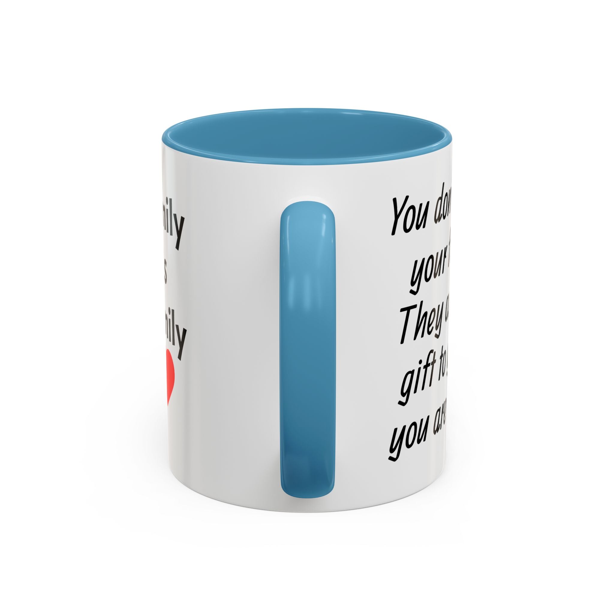 Personalized Family Photo Accent Coffee Mug — Custom 11/15oz Gift