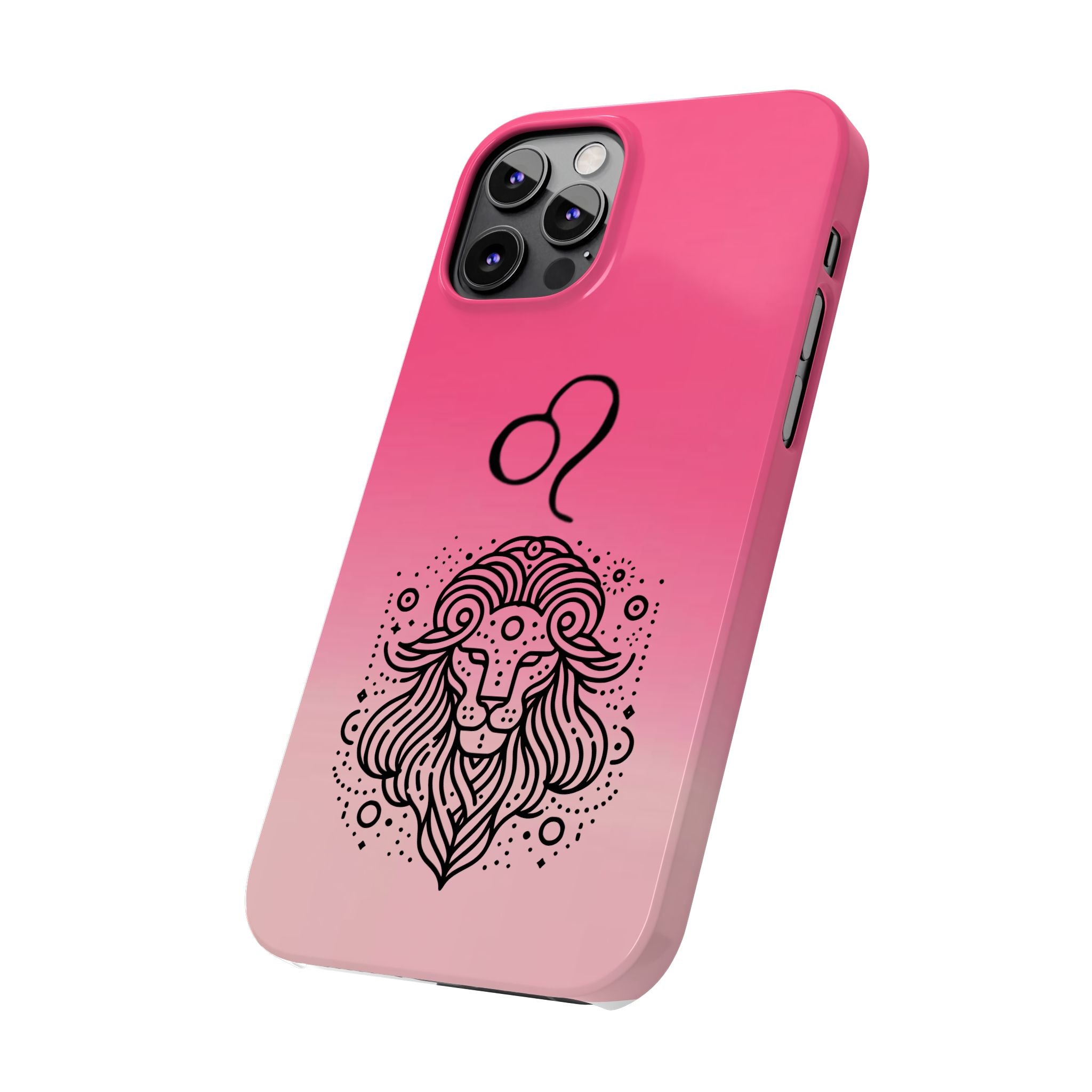 Leo Zodiac Slim Phone Case - Minimalist Horoscope Design