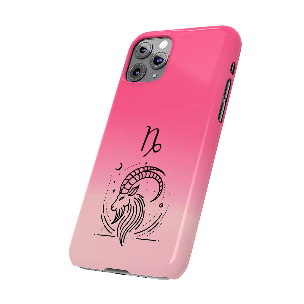 Capricorn Slim Phone Case - Minimal Zodiac Phone Cover