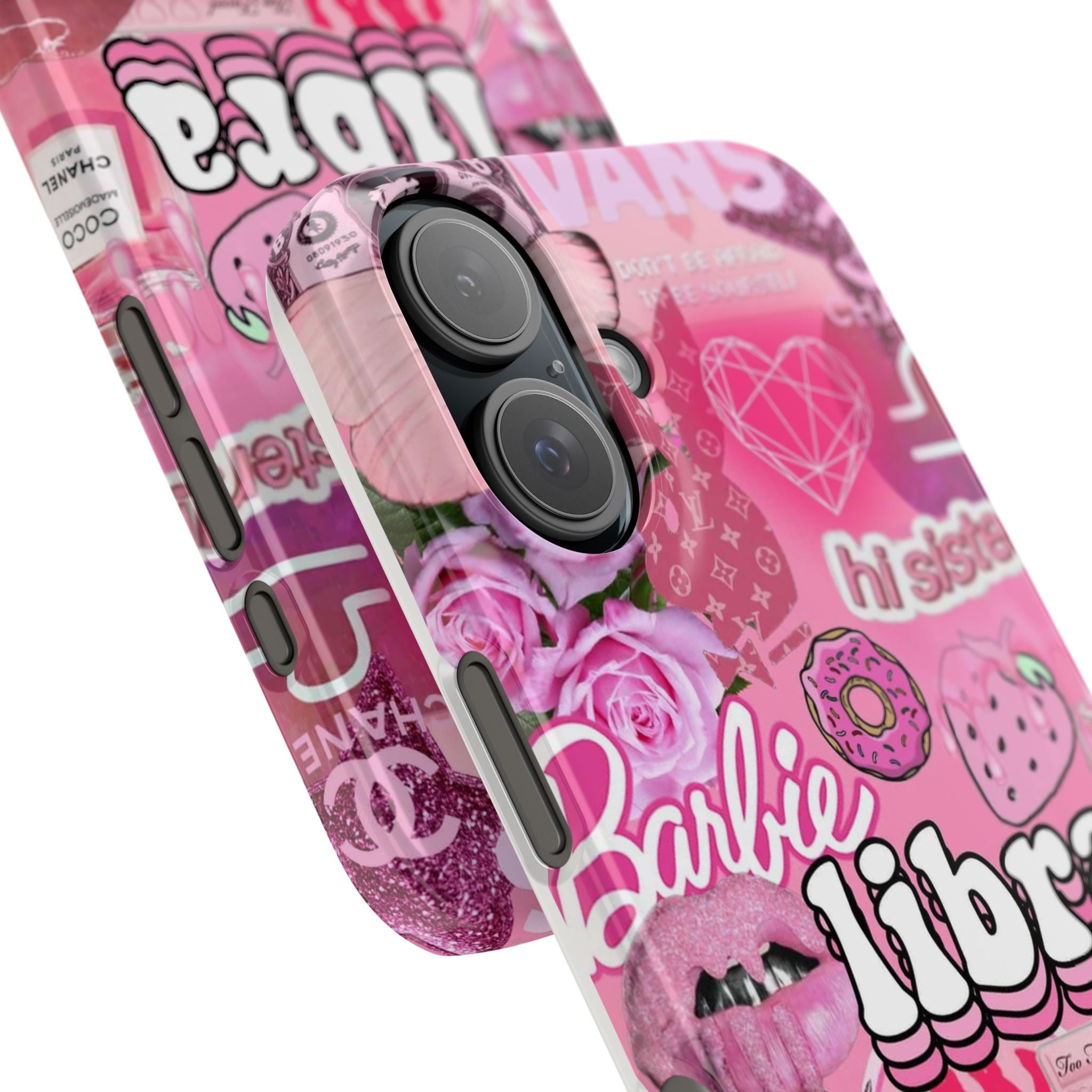 Libra Pink Collage Slim Phone Case