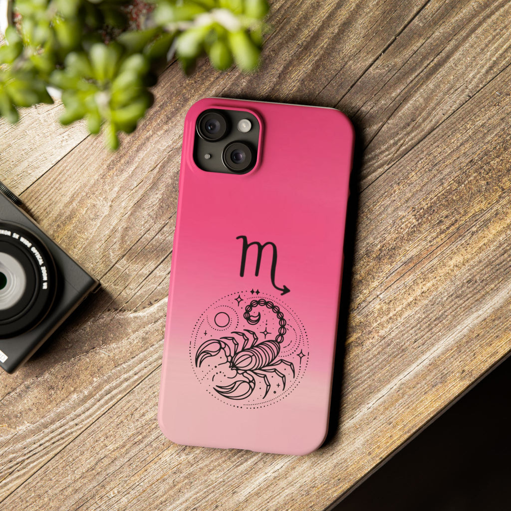 Scorpio Slim Phone Case - Zodiac Constellation Design
