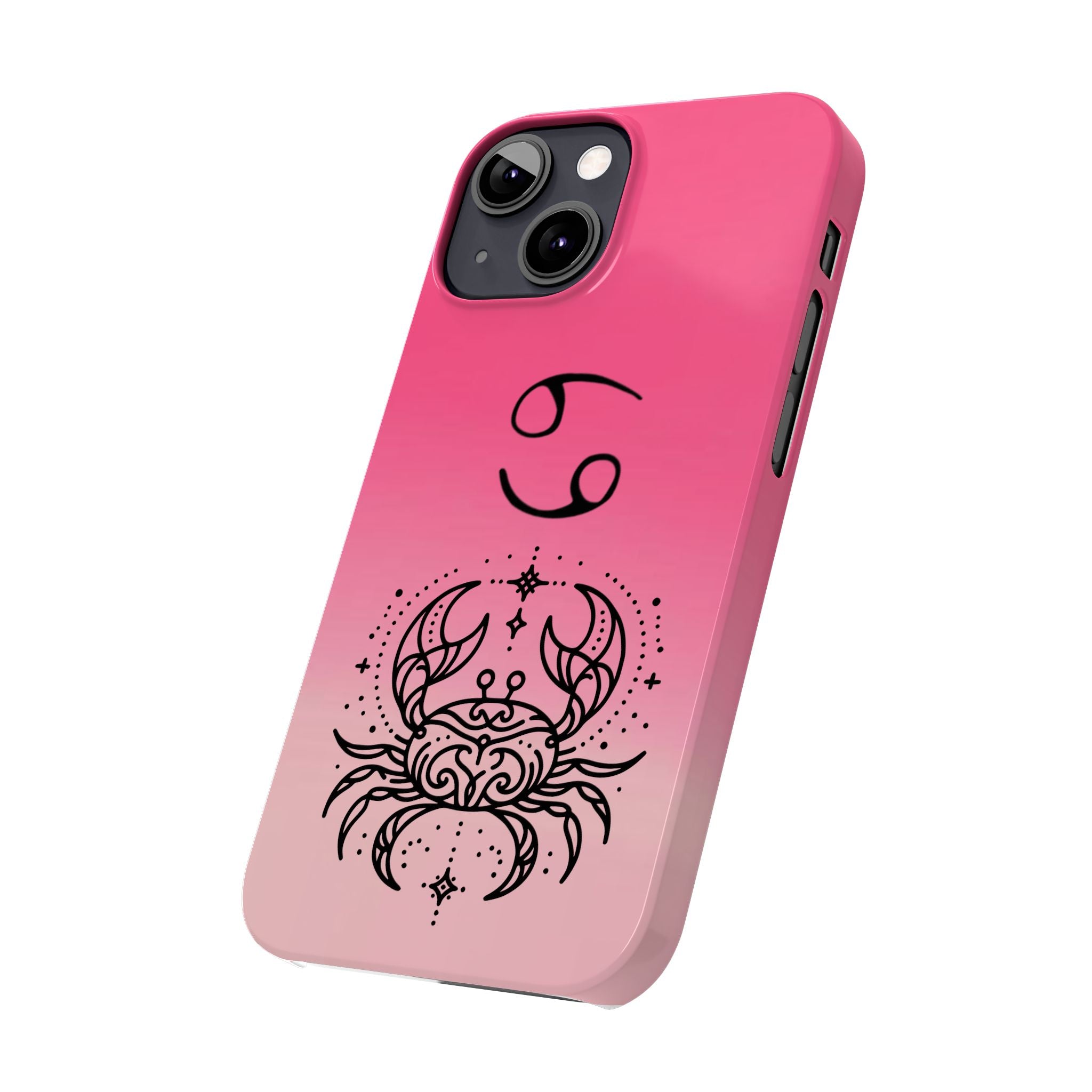 Cancer Slim Phone Case - Minimalist Zodiac/Life Support Design