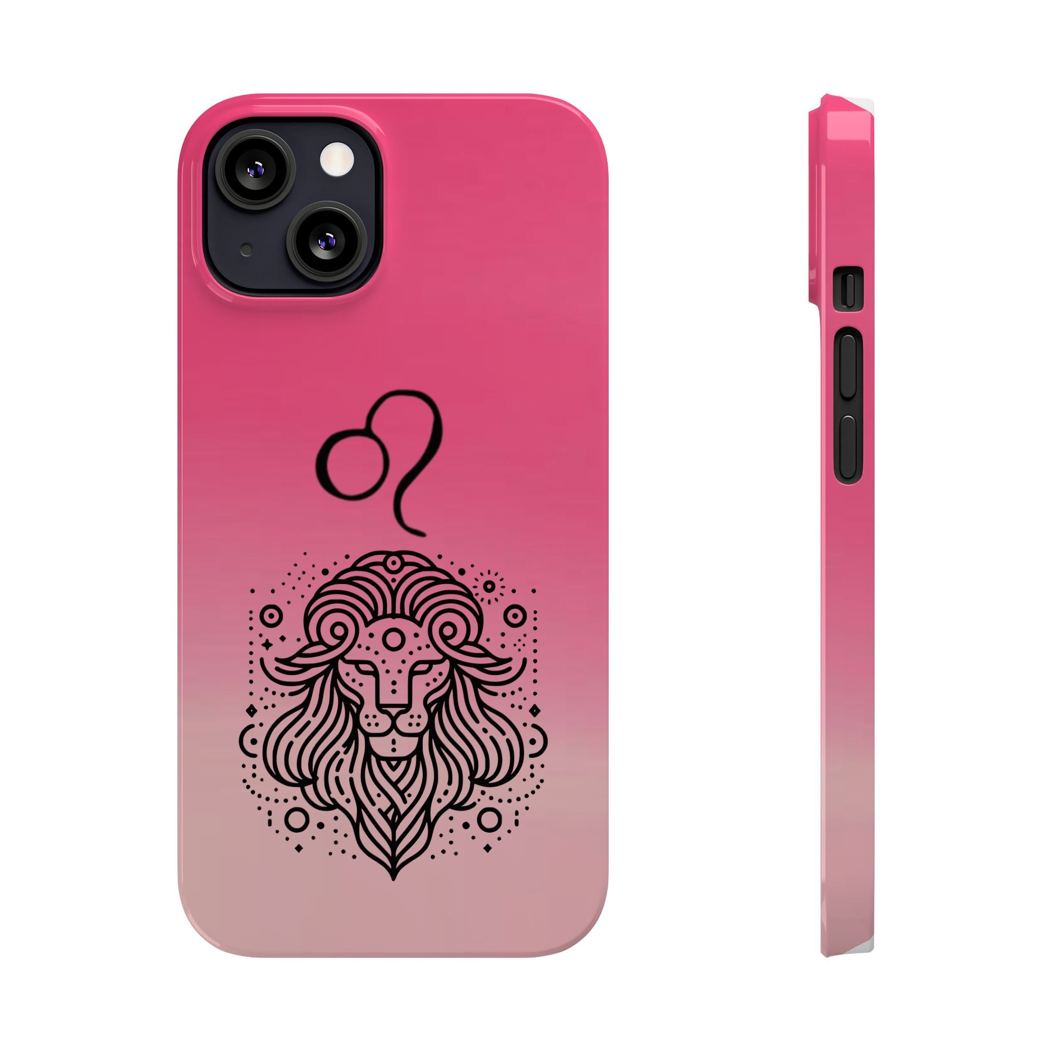 Leo Zodiac Slim Phone Case - Minimalist Horoscope Design