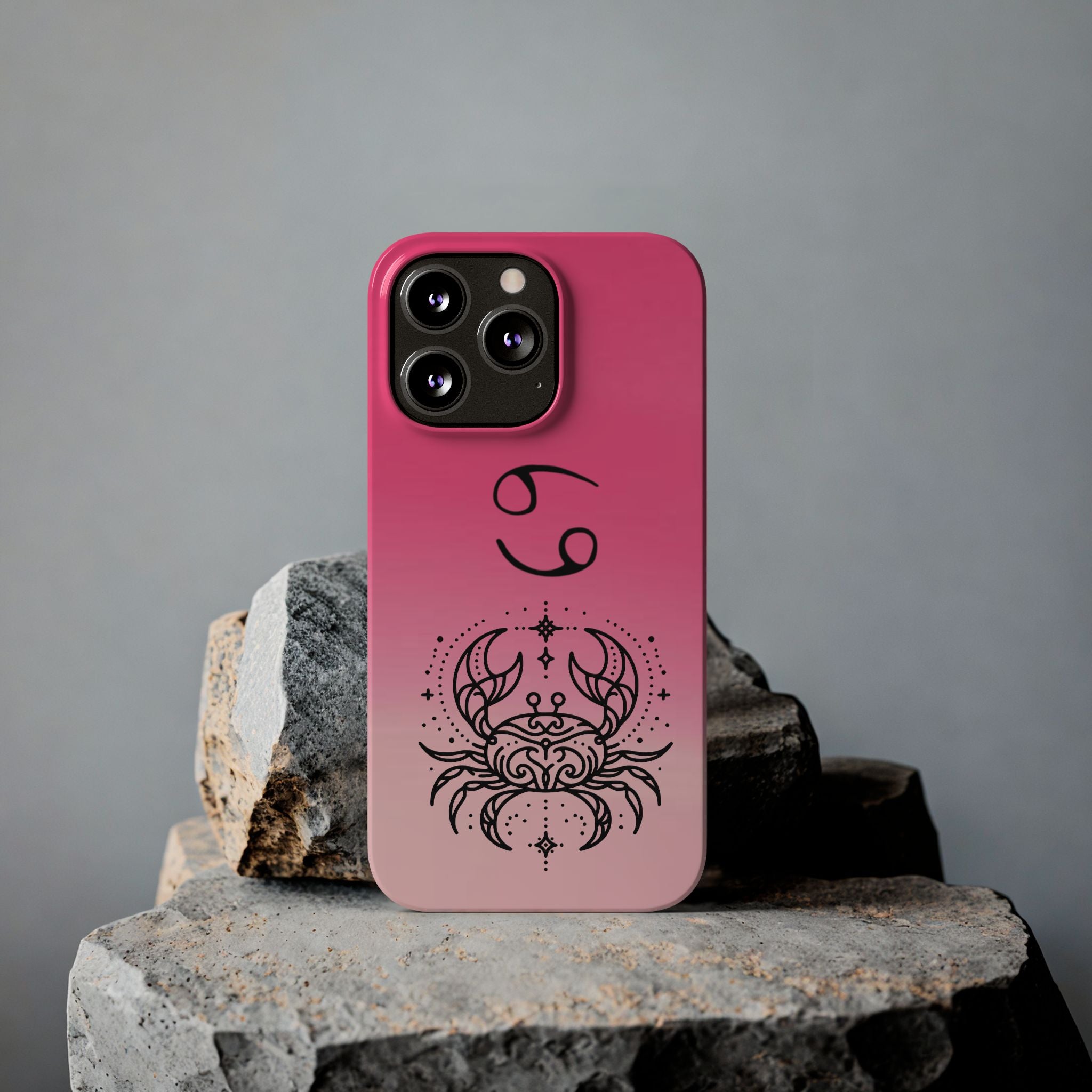 Cancer Slim Phone Case - Minimalist Zodiac/Life Support Design