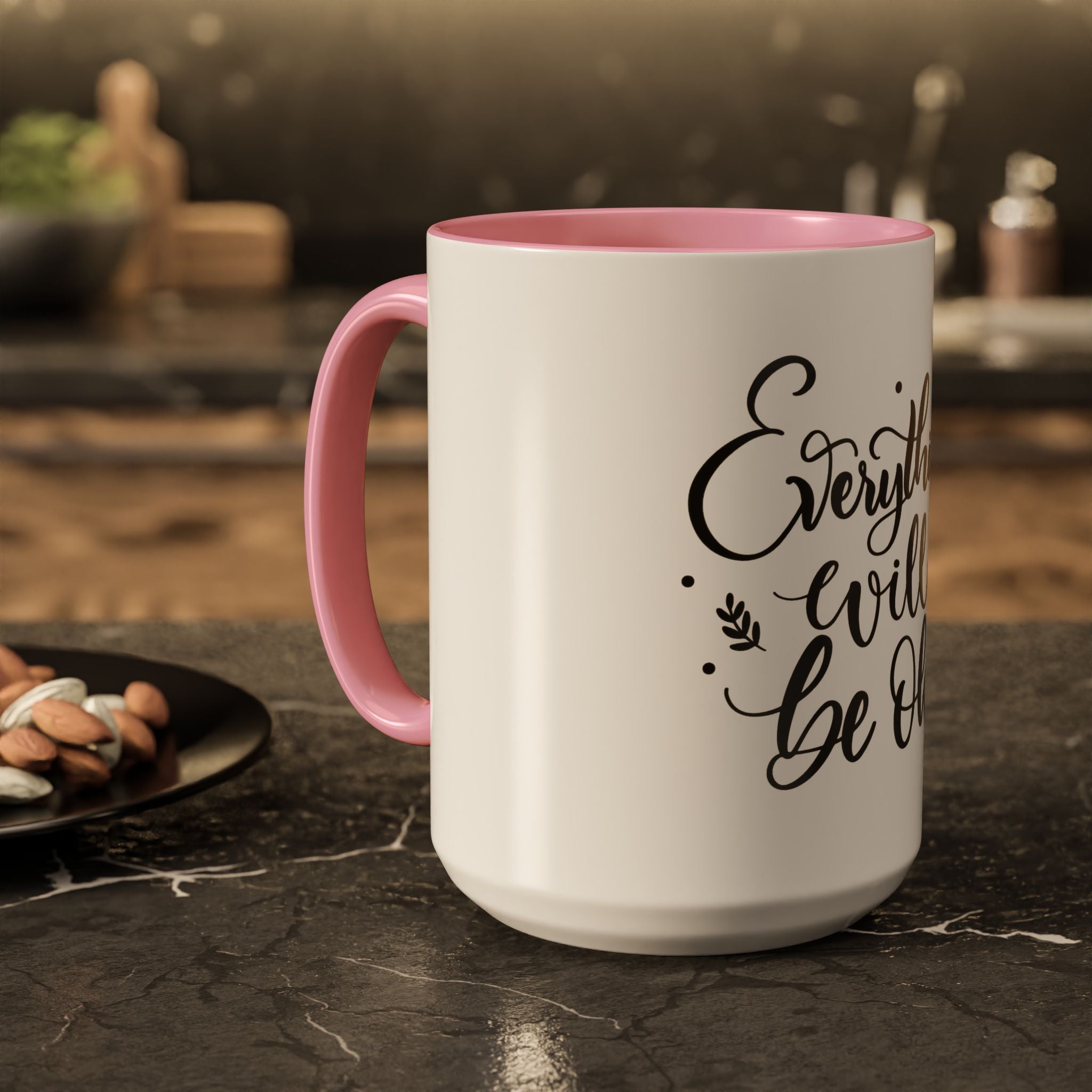 Everything Will Be Ok Mug — Inspirational Coffee Cup (11oz & 15oz)