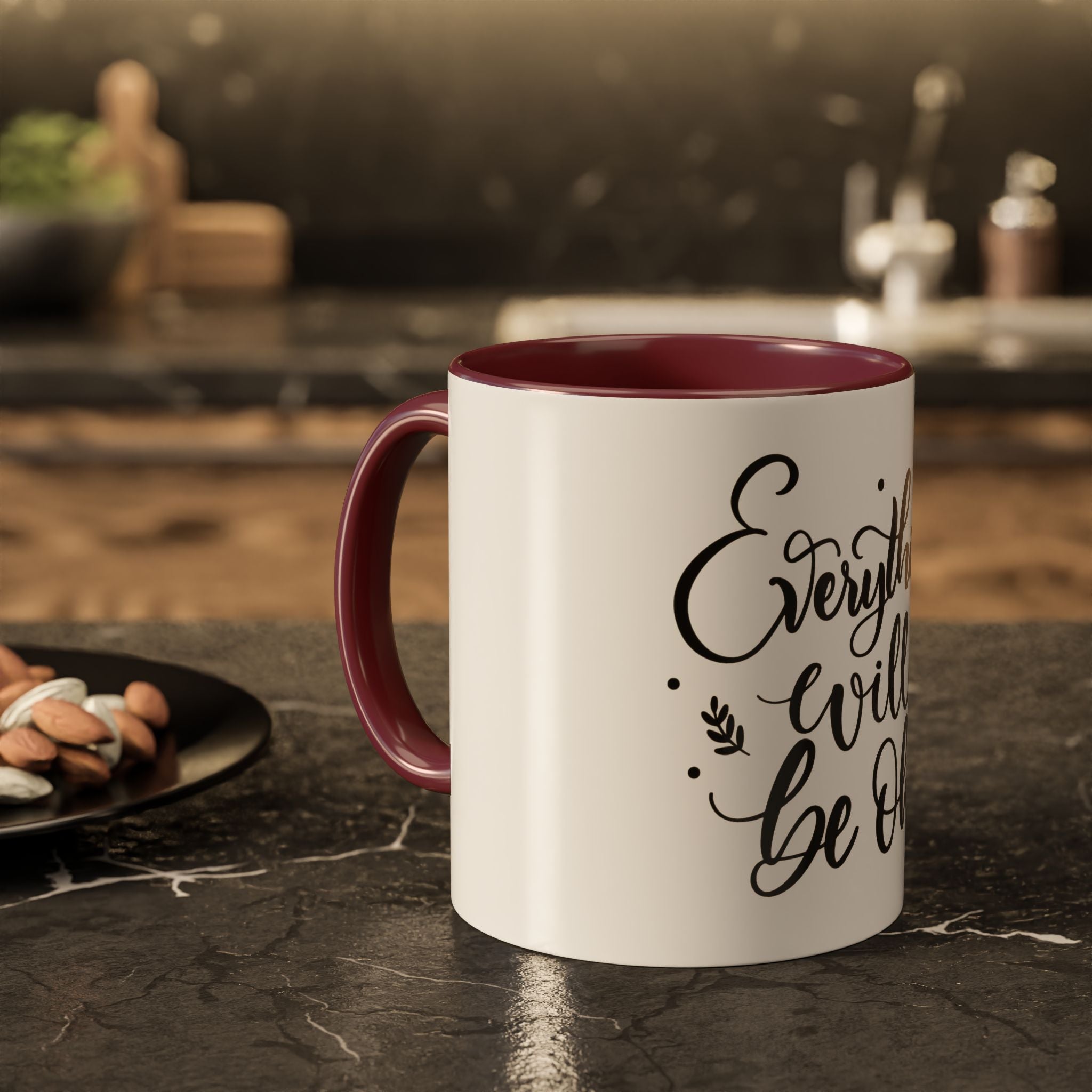Everything Will Be Ok Mug — Inspirational Coffee Cup (11oz & 15oz)
