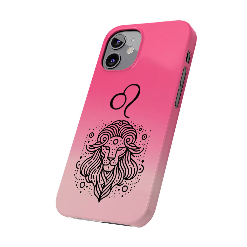 Leo Zodiac Slim Phone Case - Minimalist Horoscope Design
