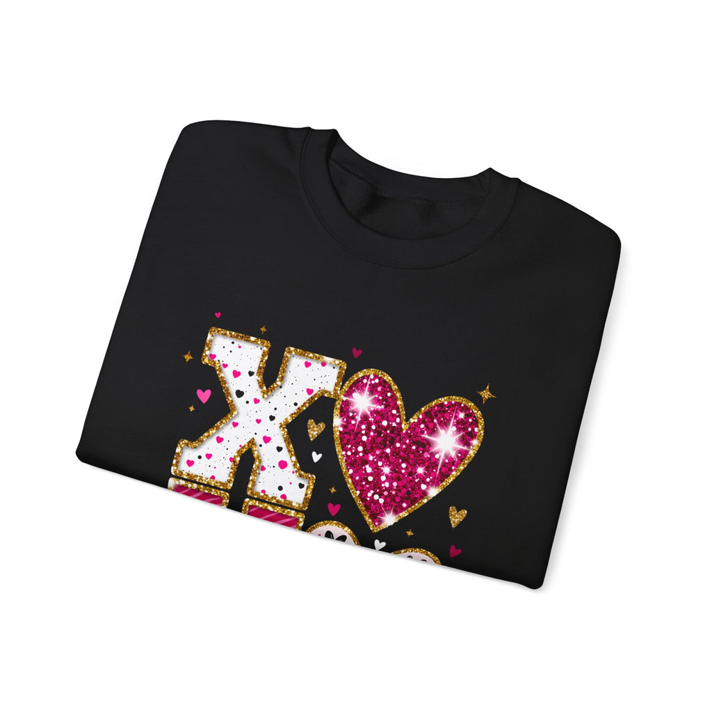 Valentine XOXO Heart Crewneck Sweatshirt