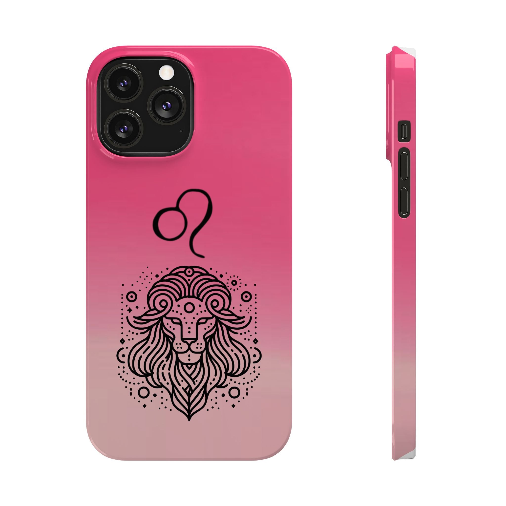 Leo Zodiac Slim Phone Case - Minimalist Horoscope Design