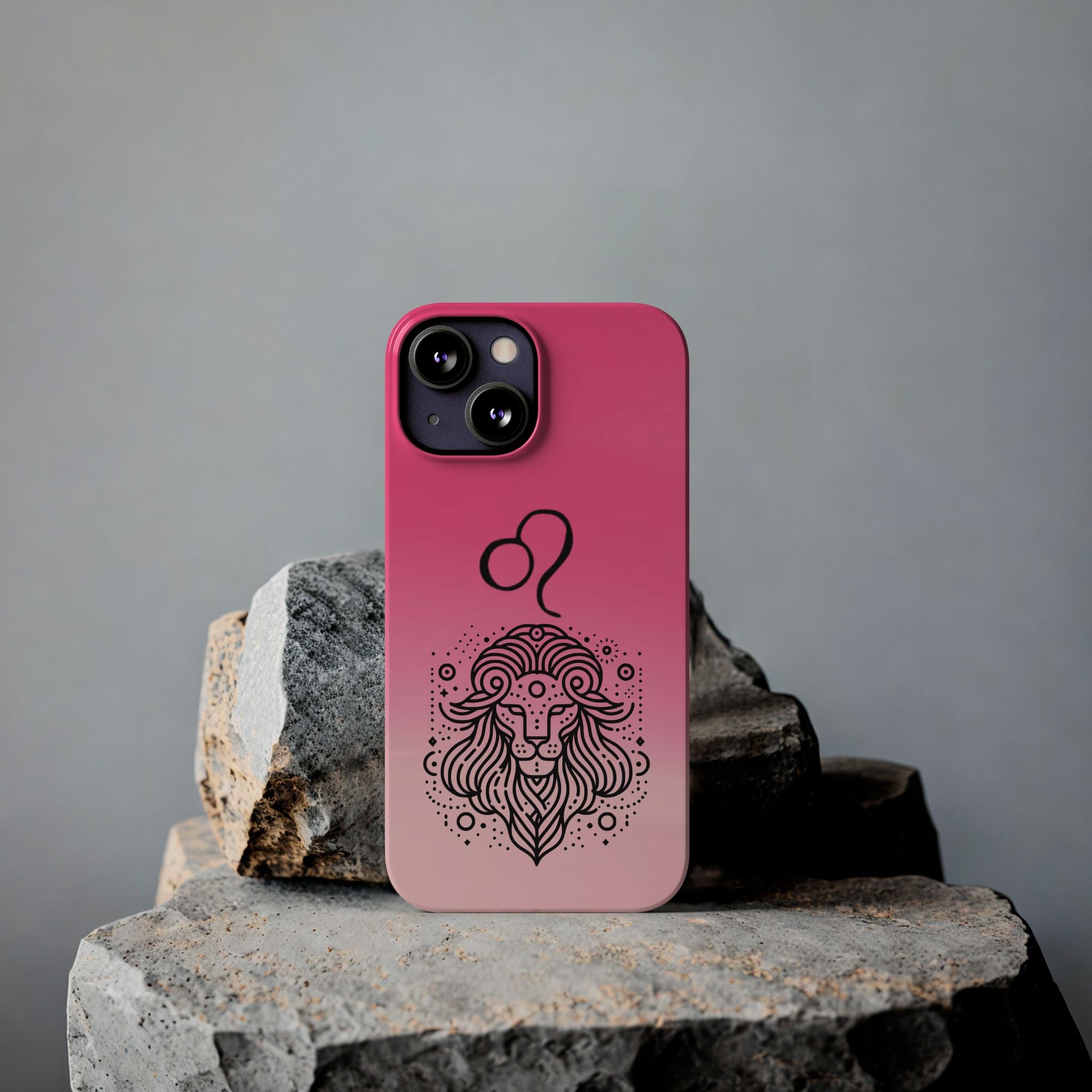 Leo Zodiac Slim Phone Case - Minimalist Horoscope Design
