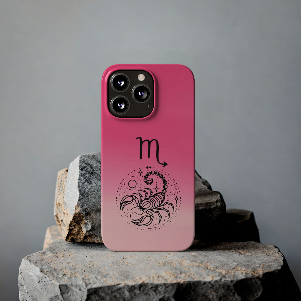 Scorpio Slim Phone Case - Zodiac Constellation Design