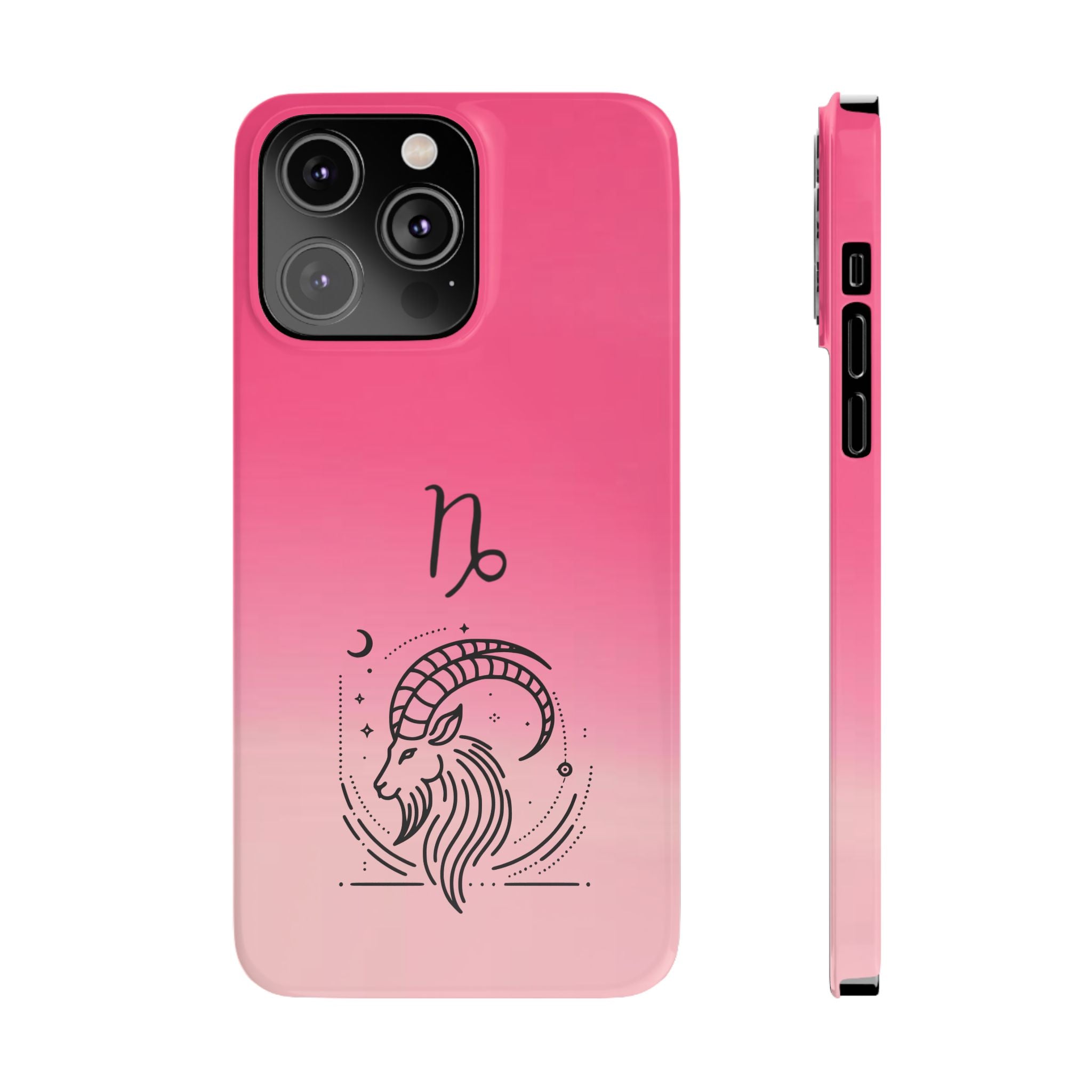 Capricorn Slim Phone Case - Minimal Zodiac Phone Cover
