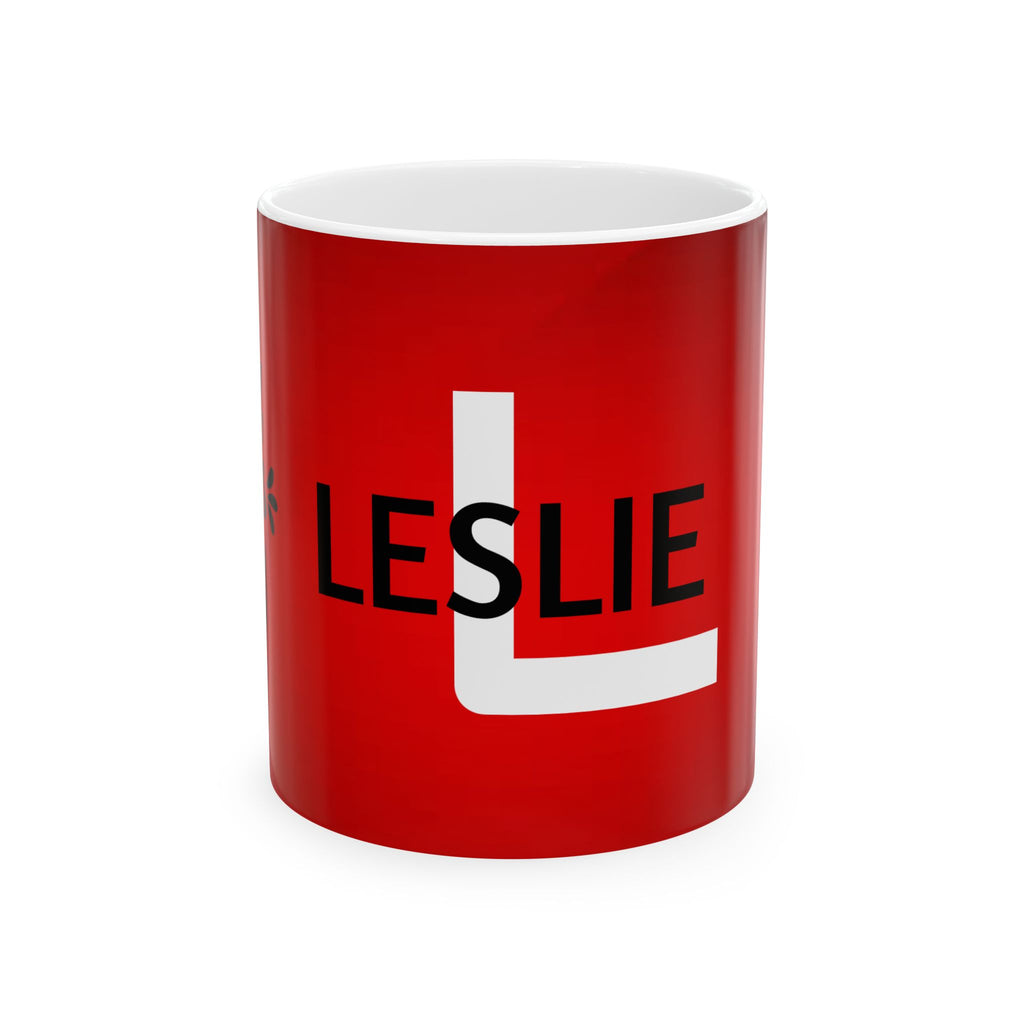 Personalized Name Red Ceramic Mug – Personalized 11oz or 15oz Coffee Cup