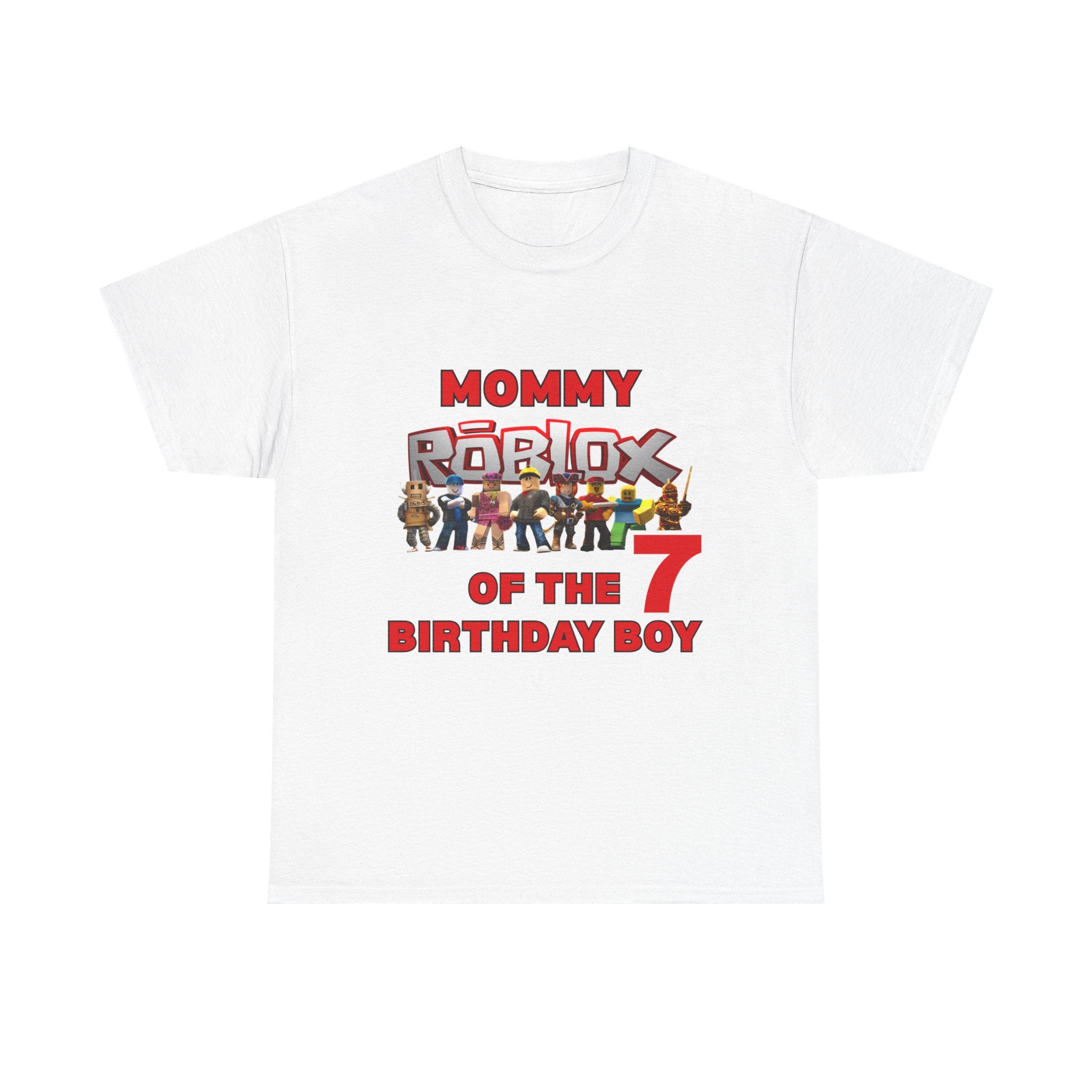 Mommy of the Birthday Boy T-Shirt | Roblox Birthday Tee