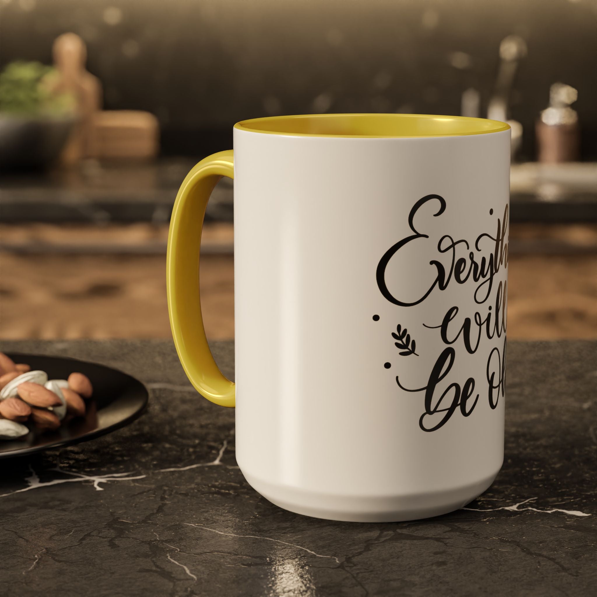 Everything Will Be Ok Mug — Inspirational Coffee Cup (11oz & 15oz)