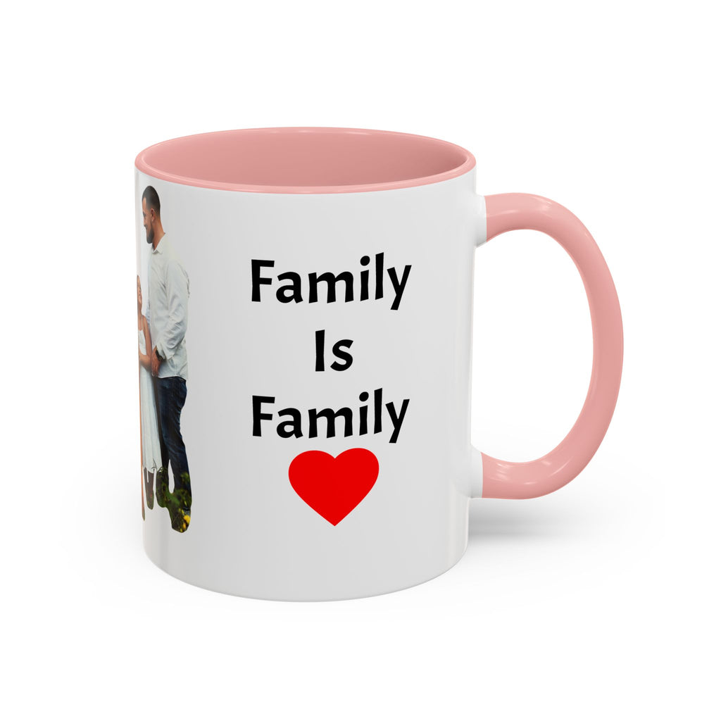 Personalized Family Photo Accent Coffee Mug — Custom 11/15oz Gift