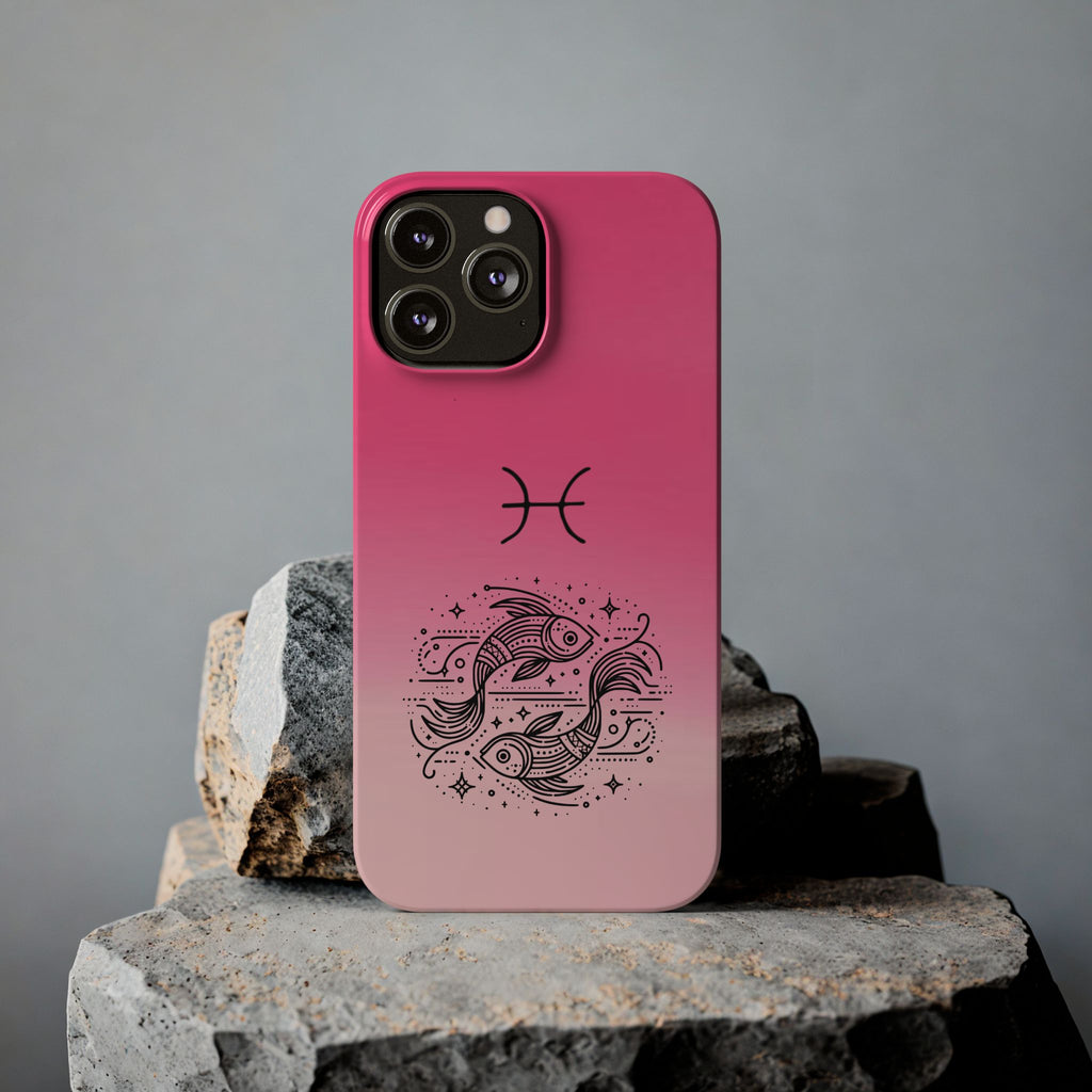 Pisces Slim Phone Case - Minimal Zodiac Phone Cover