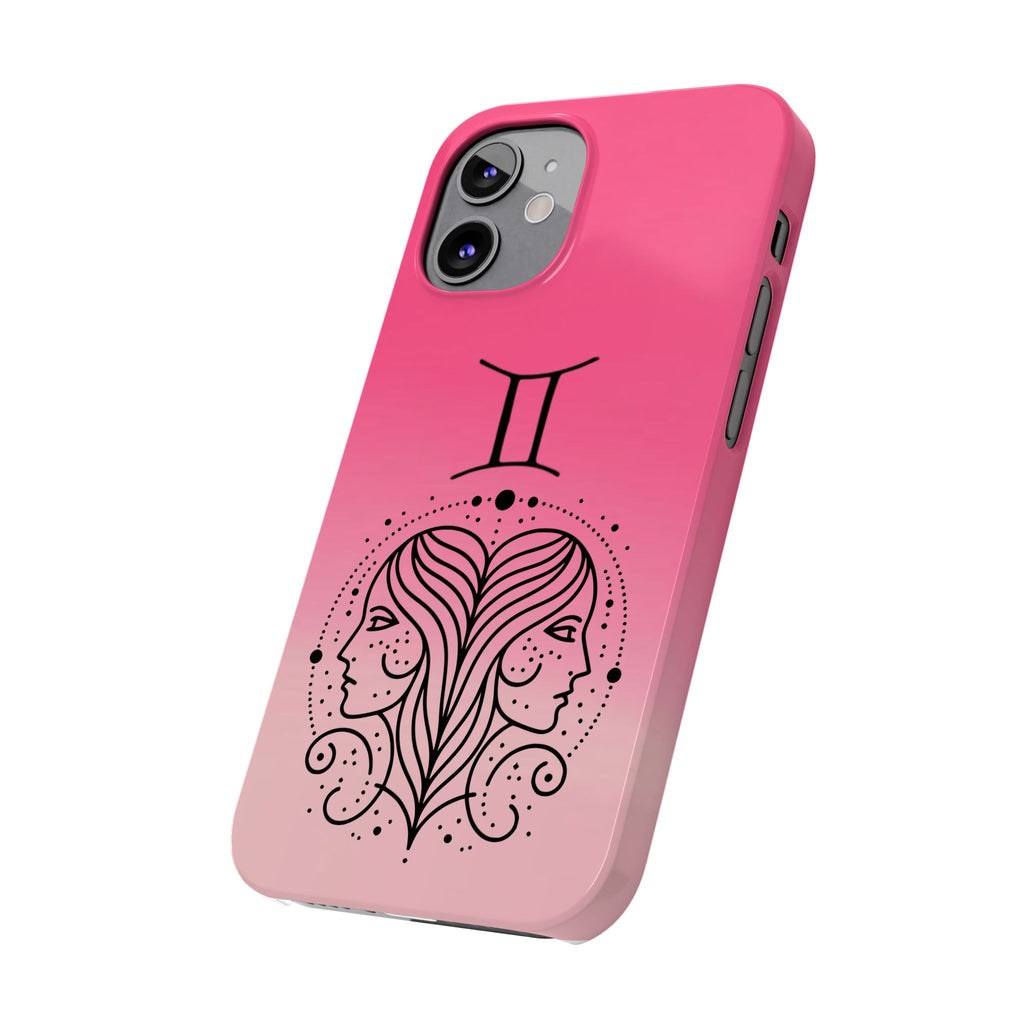 Gemini Slim Phone Case — Zodiac Constellation Design