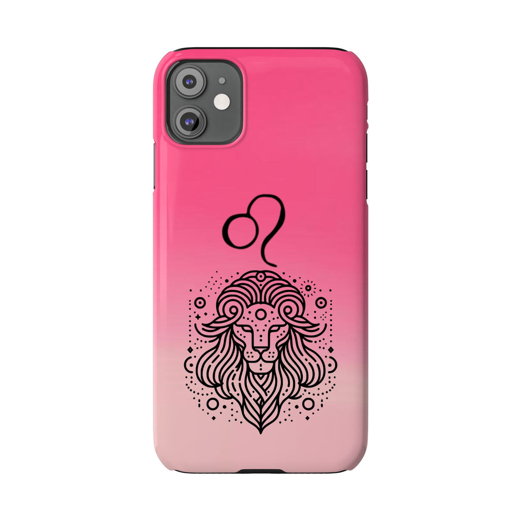 Leo Zodiac Slim Phone Case - Minimalist Horoscope Design