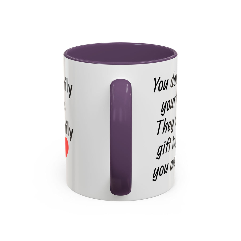 Personalized Family Photo Accent Coffee Mug — Custom 11/15oz Gift