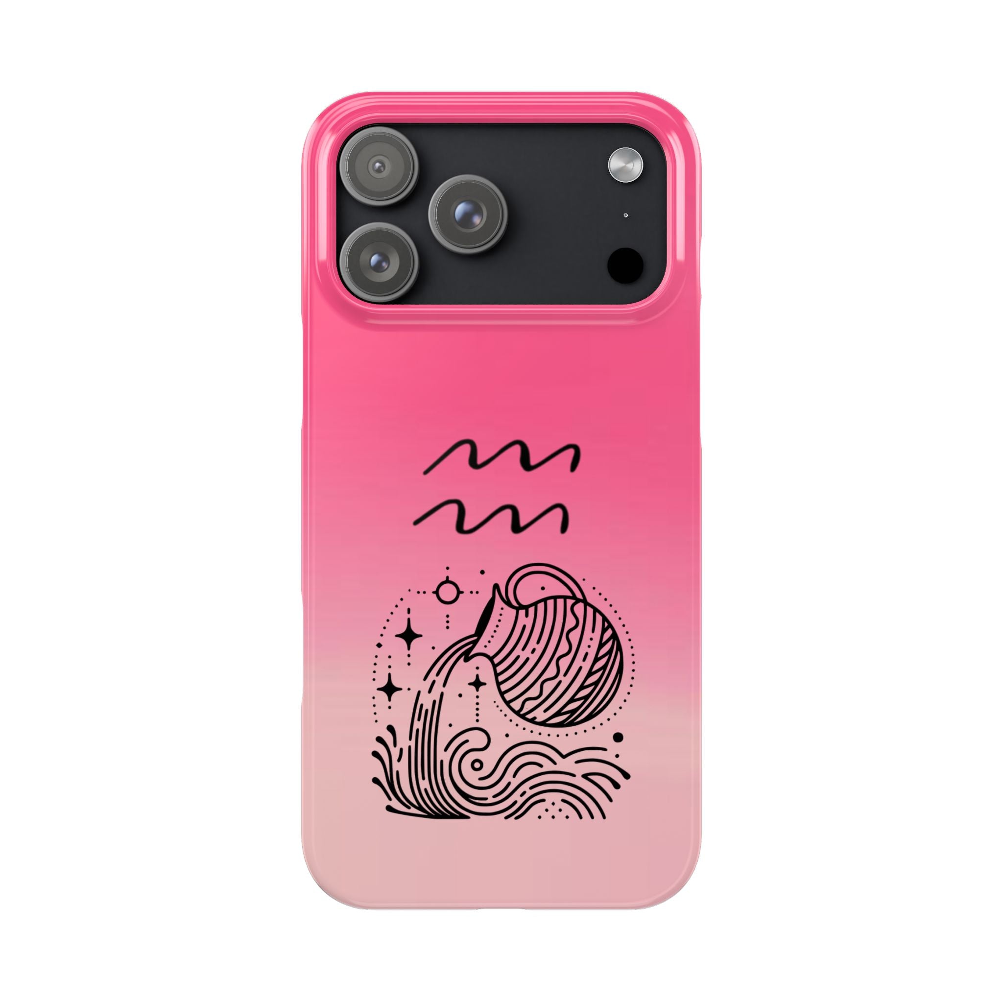 Aquarius Slim Phone Case - Zodiac Astrology Birthday Gift