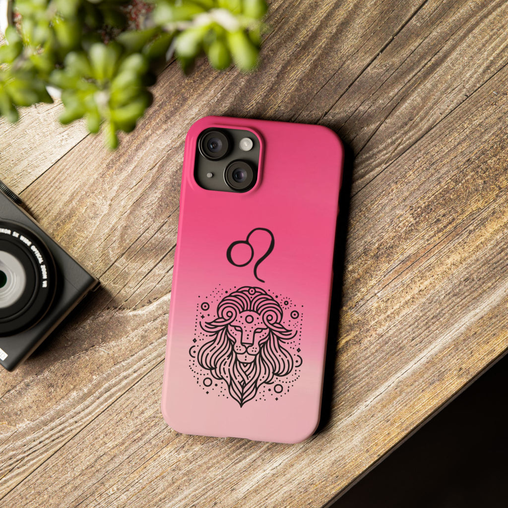 Leo Zodiac Slim Phone Case - Minimalist Horoscope Design