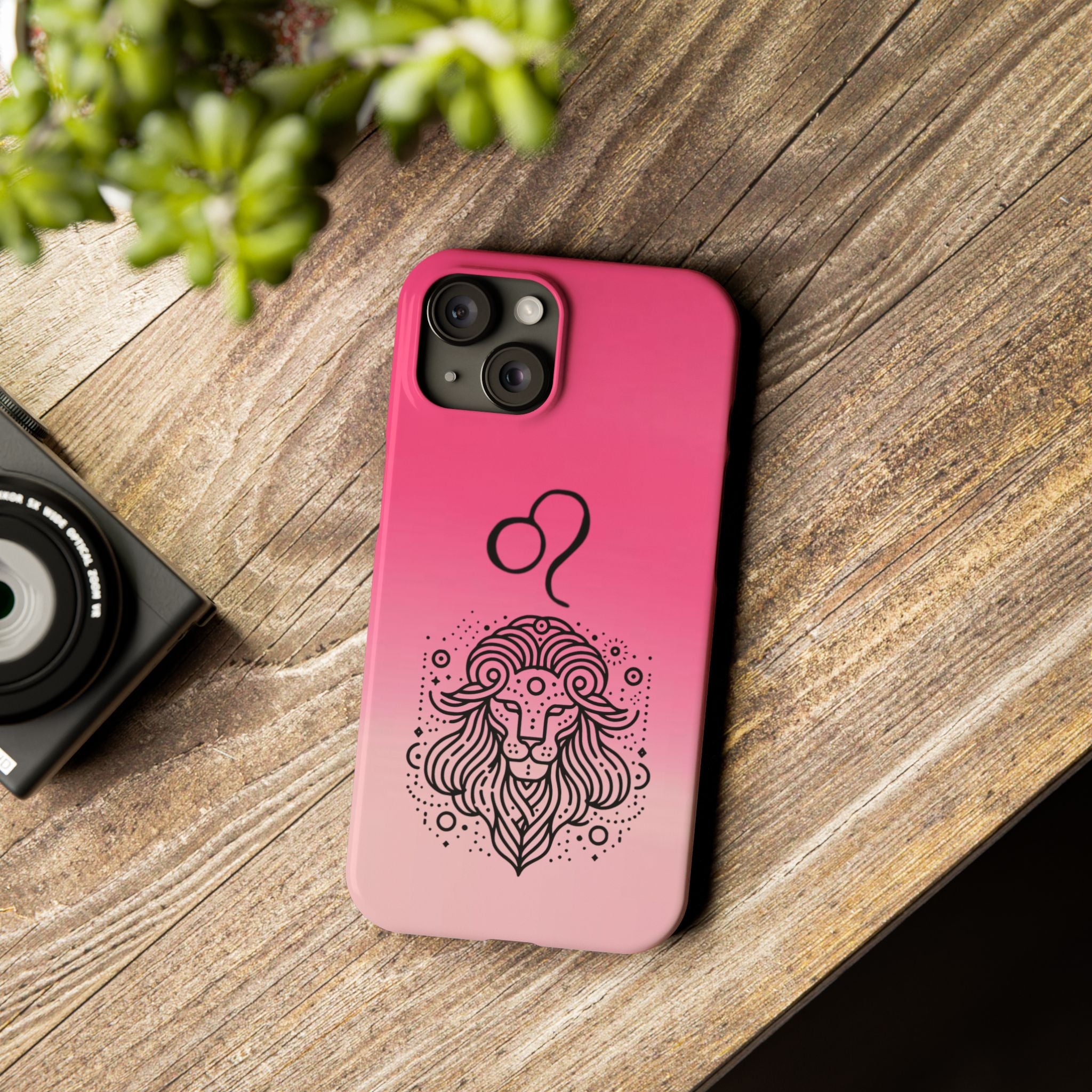 Leo Zodiac Slim Phone Case - Minimalist Horoscope Design