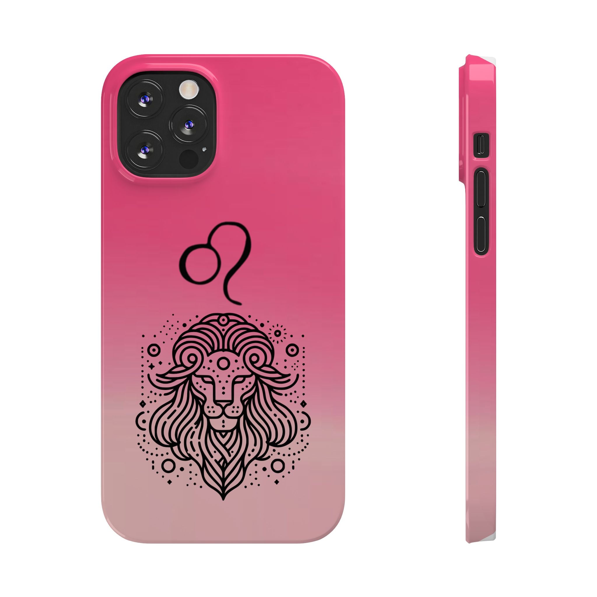 Leo Zodiac Slim Phone Case - Minimalist Horoscope Design