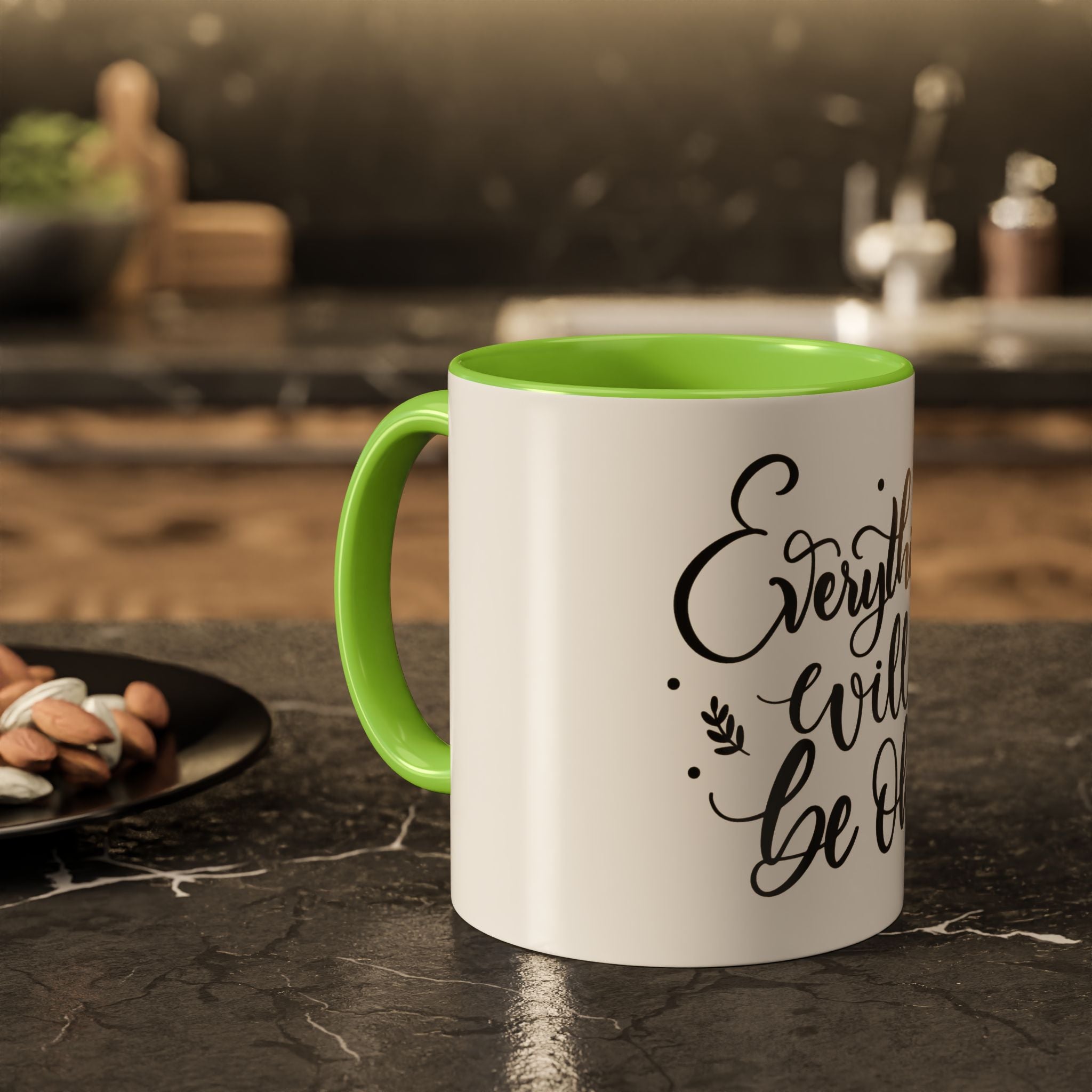 Everything Will Be Ok Mug — Inspirational Coffee Cup (11oz & 15oz)