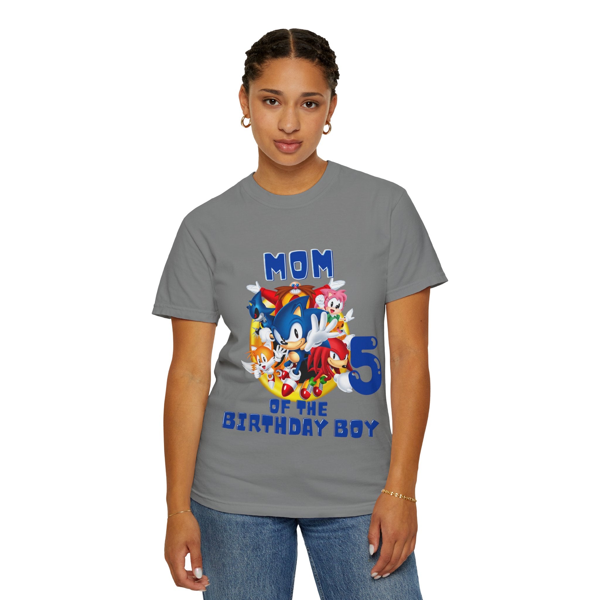 Personalized Mom of the Birthday Boy 5 T-Shirt — Kids' Party Tee