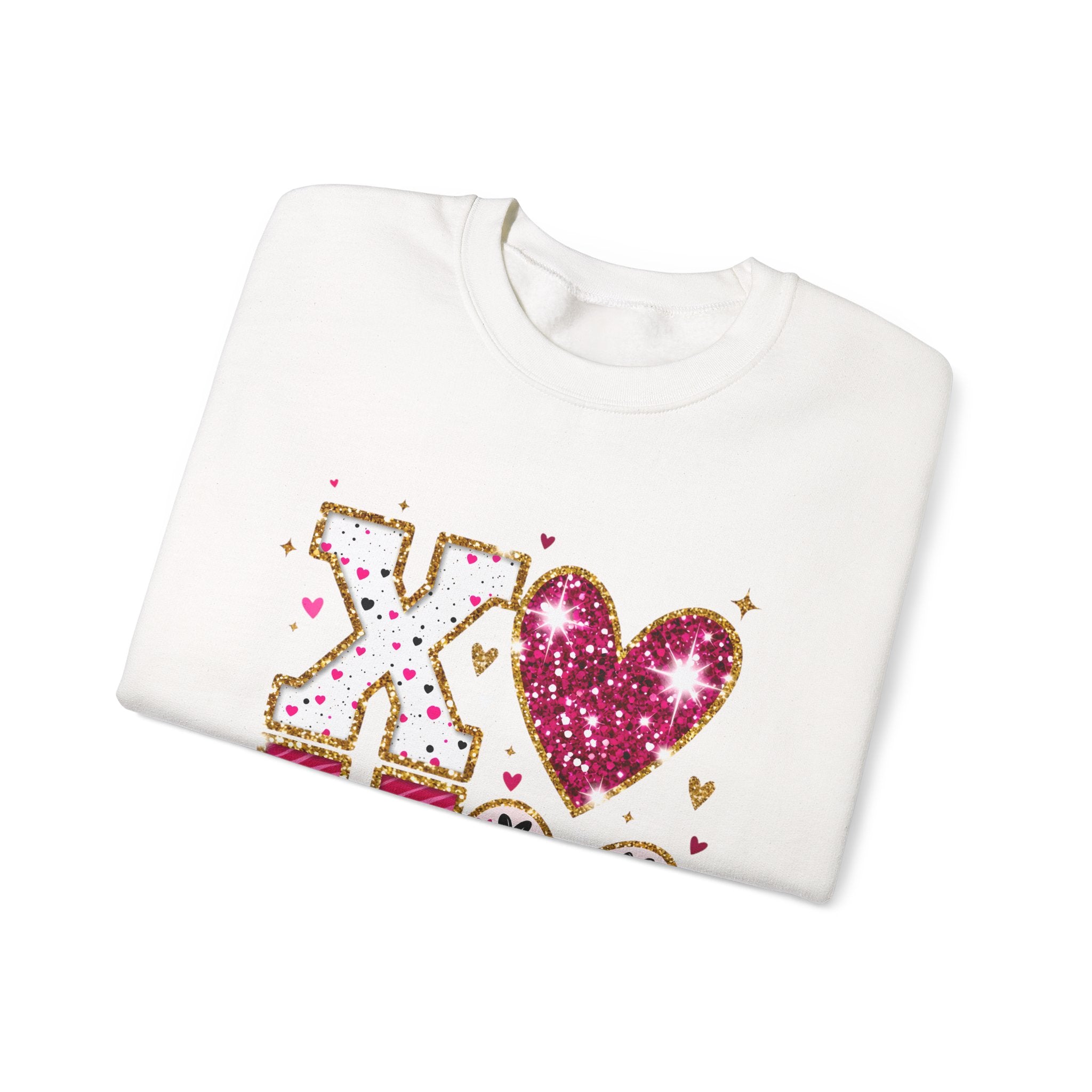 Valentine XOXO Heart Crewneck Sweatshirt