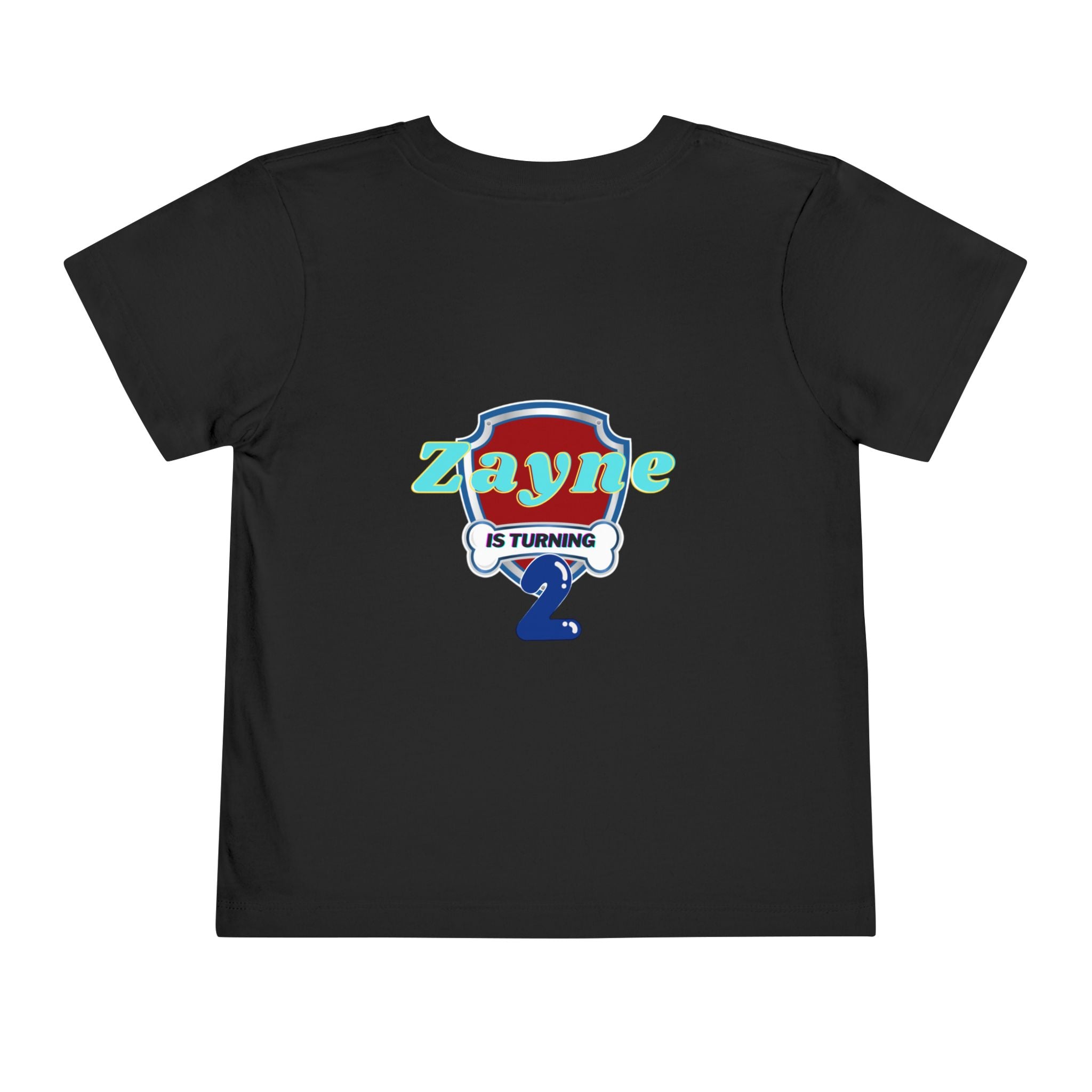 Personalized Toddler Tee — “Zayne Brother 2” Birthday Shirt