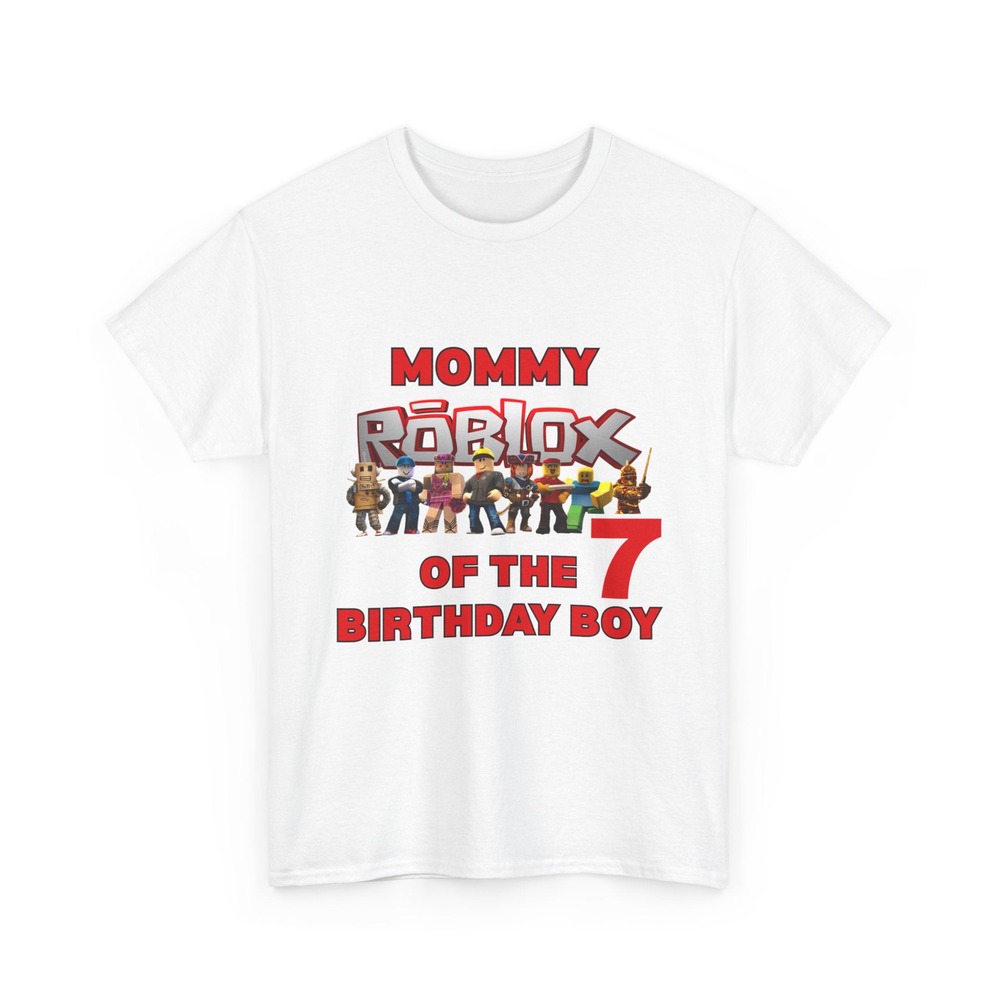 Mommy of the Birthday Boy T-Shirt | Roblox Birthday Tee