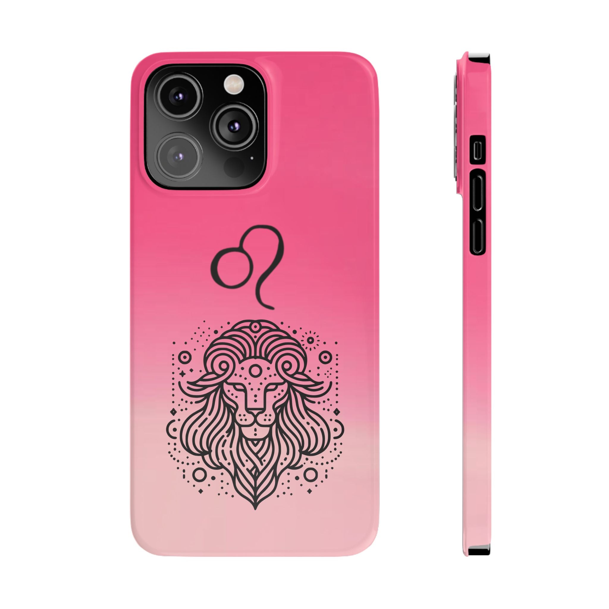 Leo Zodiac Slim Phone Case - Minimalist Horoscope Design